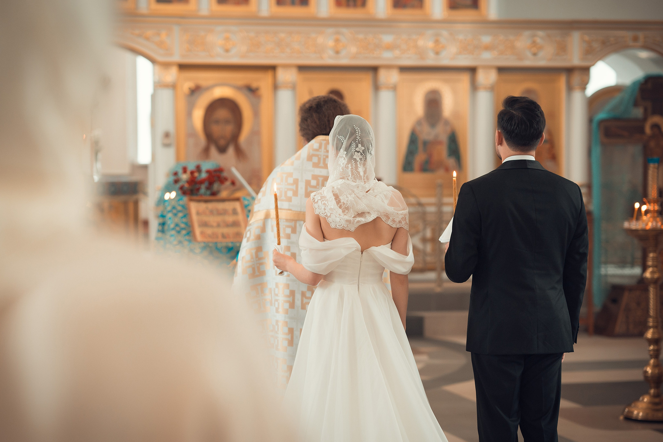 Таинство Венчания Ивана и Полины Храм Феодора Тирона. Фотограф на Крещение и Венчание в Красноярске Рамазанова Юлия