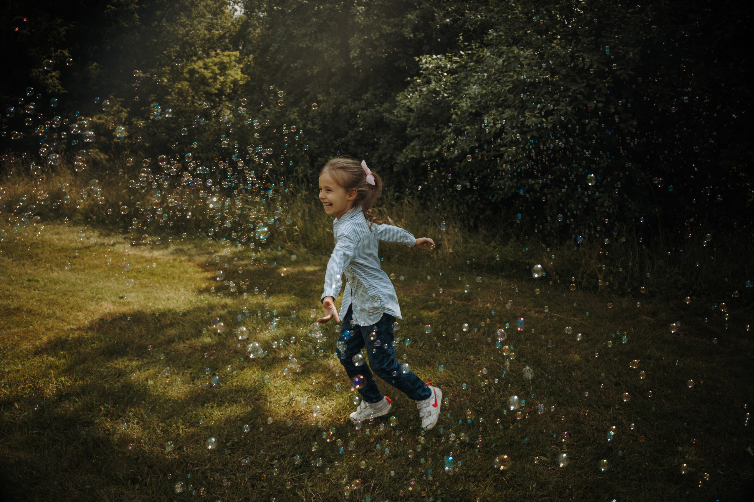 Семейная фотосессия с собаками в парке. Фотограф-анималист в Москве Екатерина Тихонова