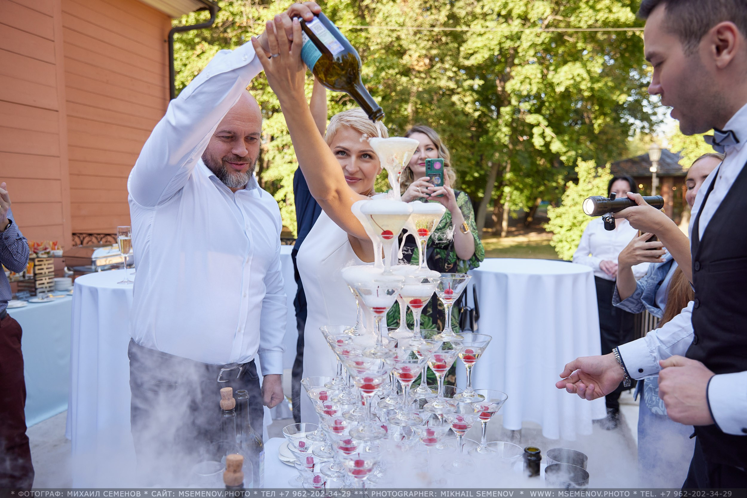 Юбилейная свадьба Григория и Дины!. Photographer for business Mikhail Semenov. Aqua photo studio, photo school