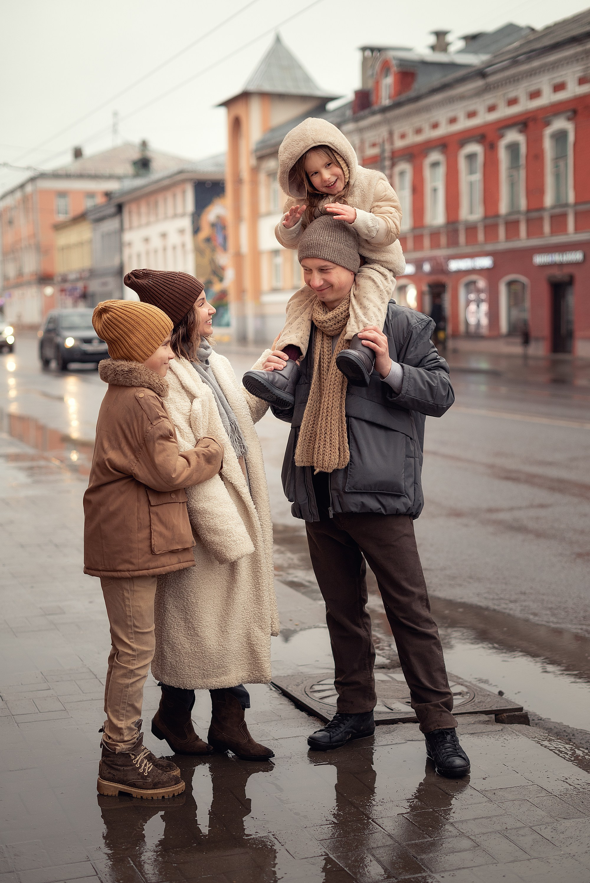 Семейная Фотосессия в городе как кадры кино. Tatyana Nadezhdina Family photographer