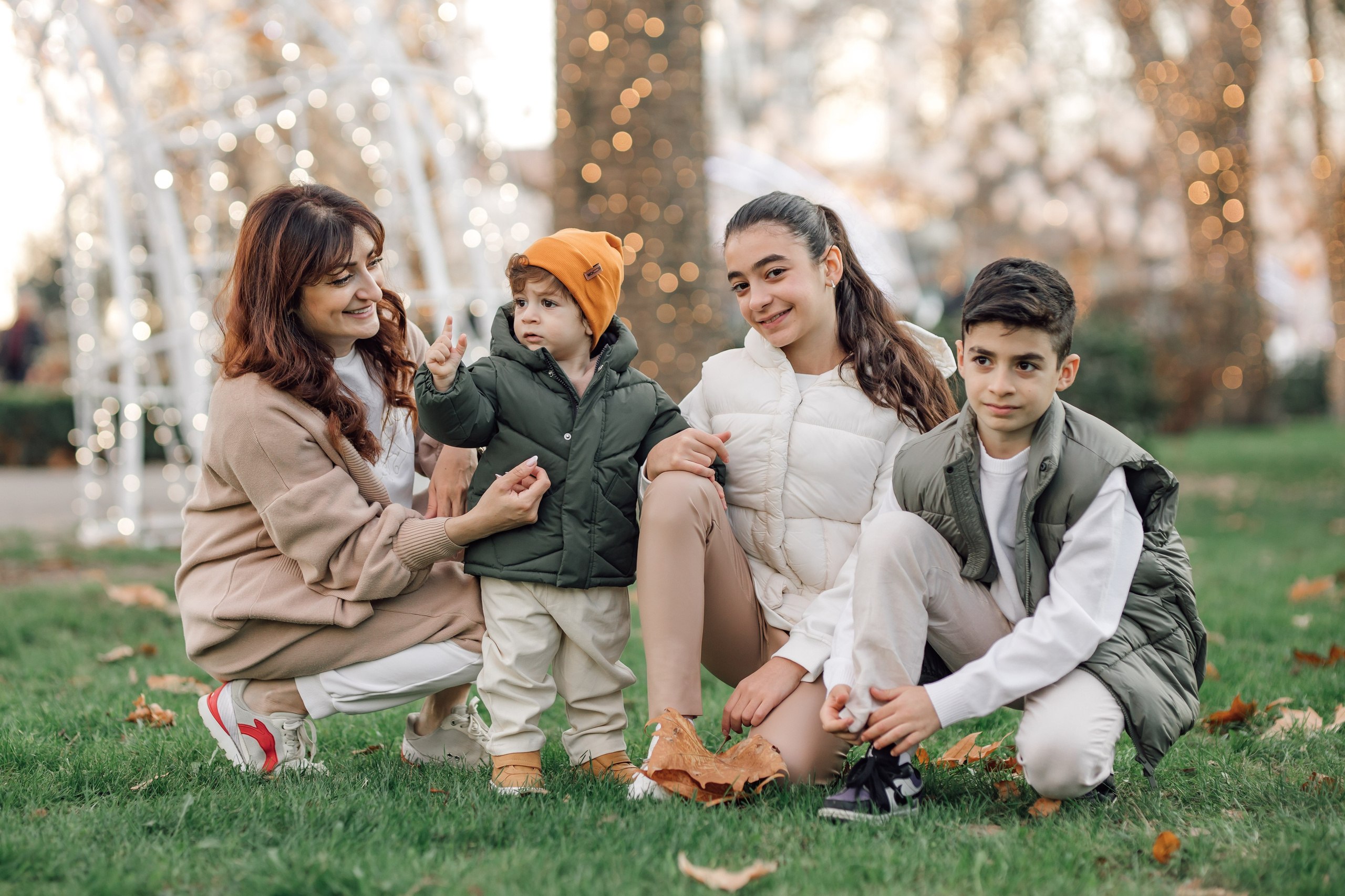 Мама и трое деток, фотосессия в день матери. Фотохудожник Наталия Кирсанова