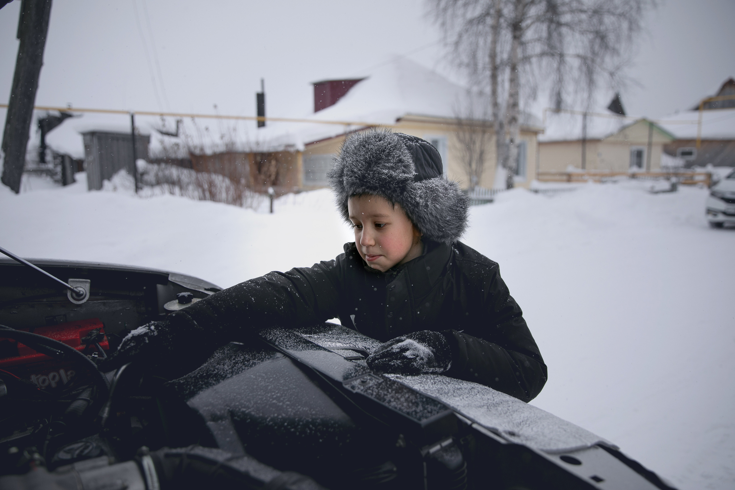 Внук и дедушка. Семейный и детский фотограф София Шарабурко, Томская область