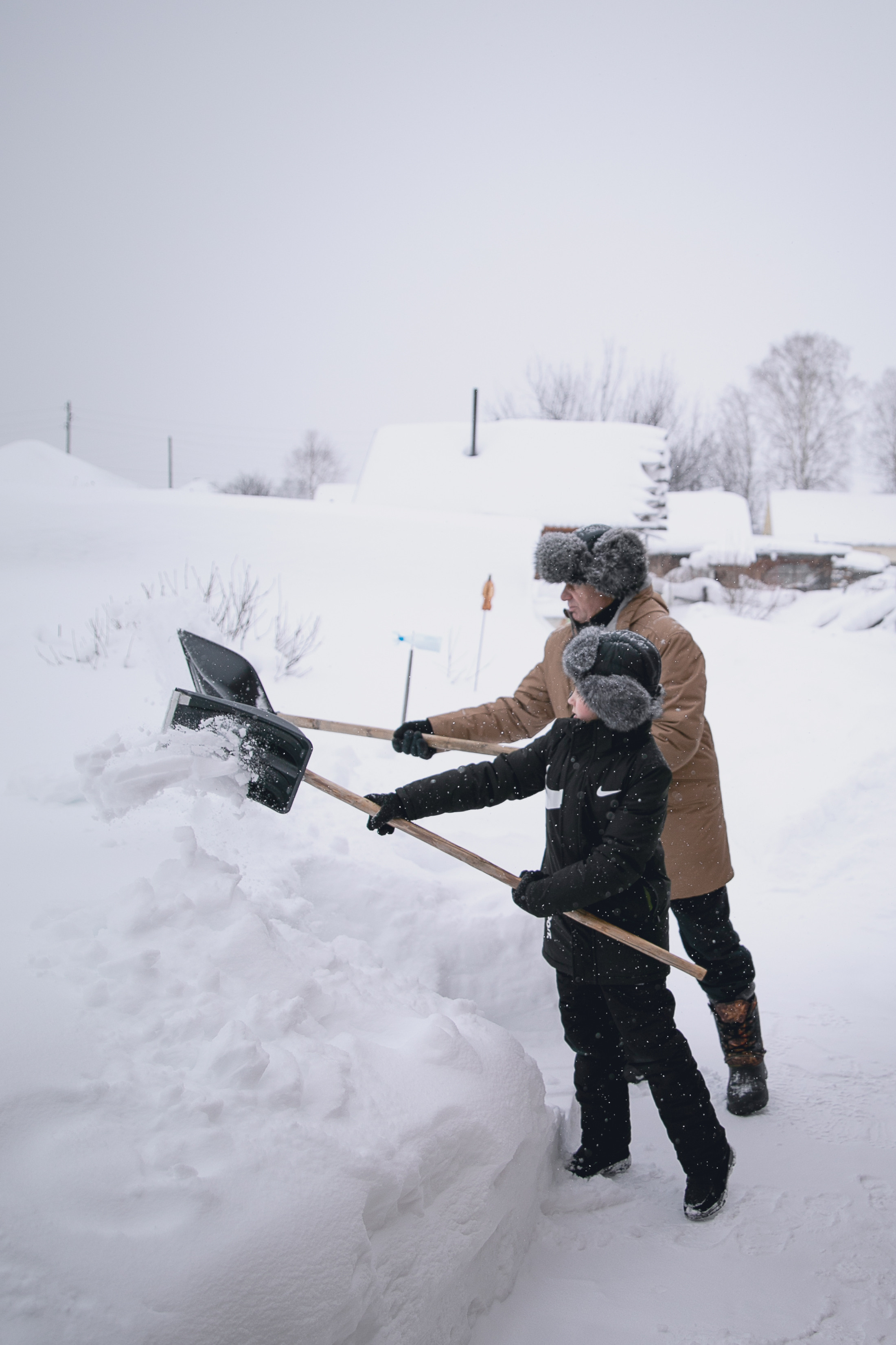 Внук и дедушка. Семейный и детский фотограф София Шарабурко, Томская область