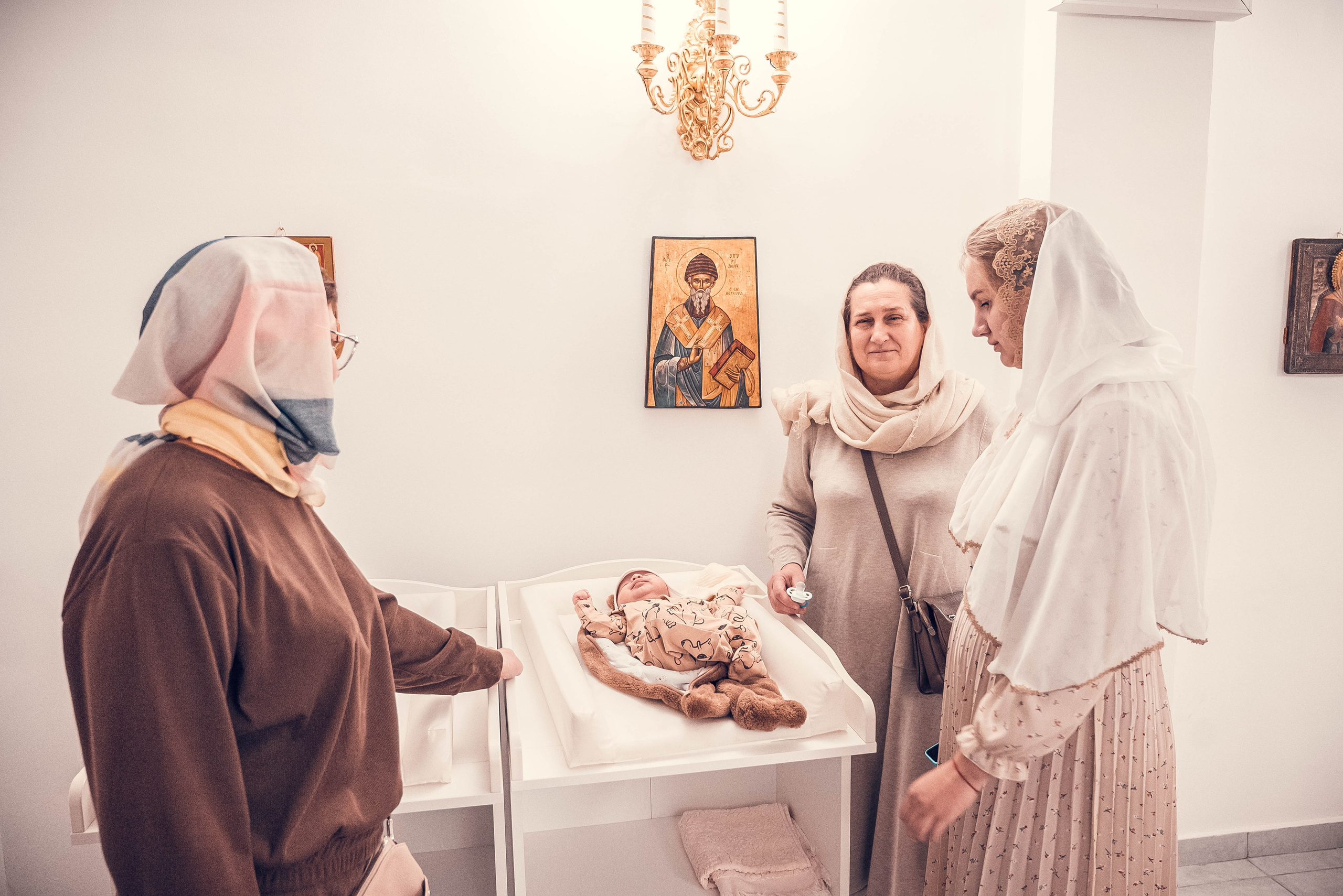 Крещение Мирона. Семейный и детский фотограф Москва