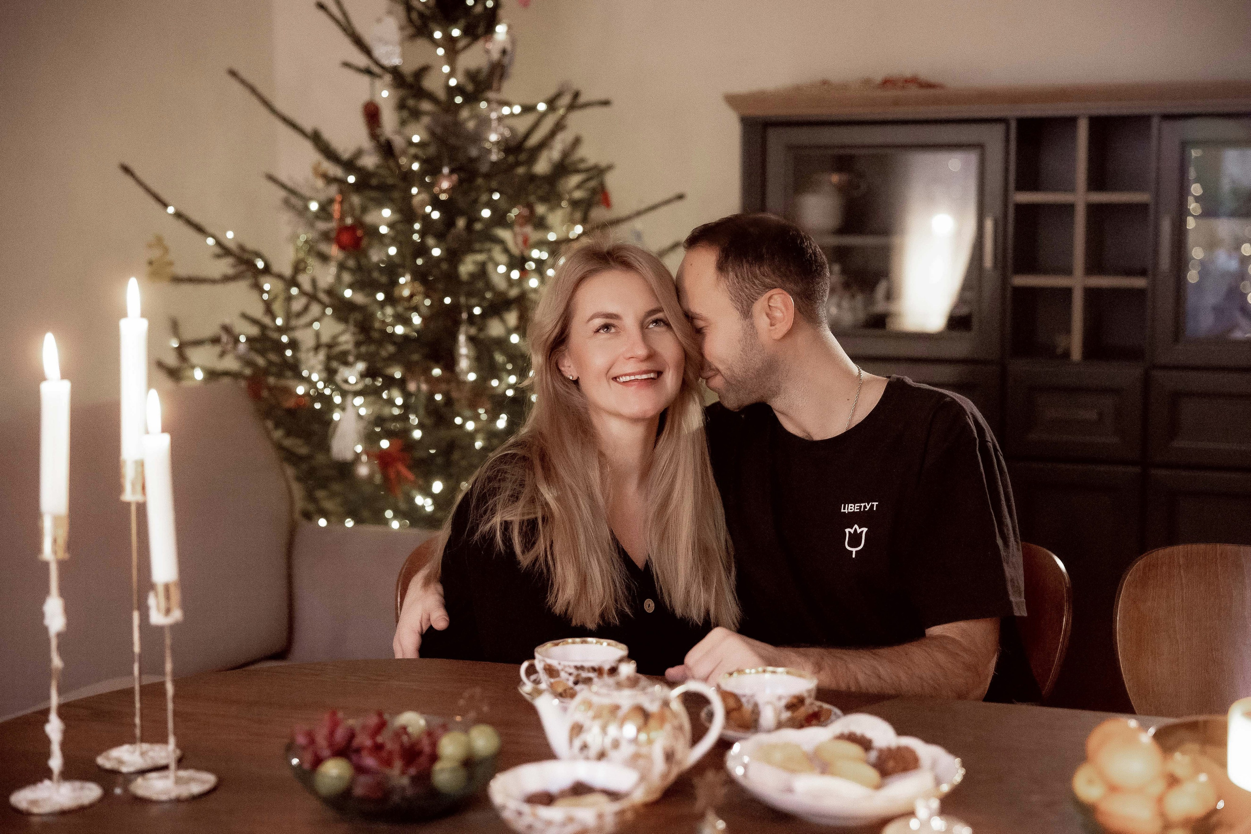 Домашняя новогодняя для Юлии. Семейный фотограф в Москве