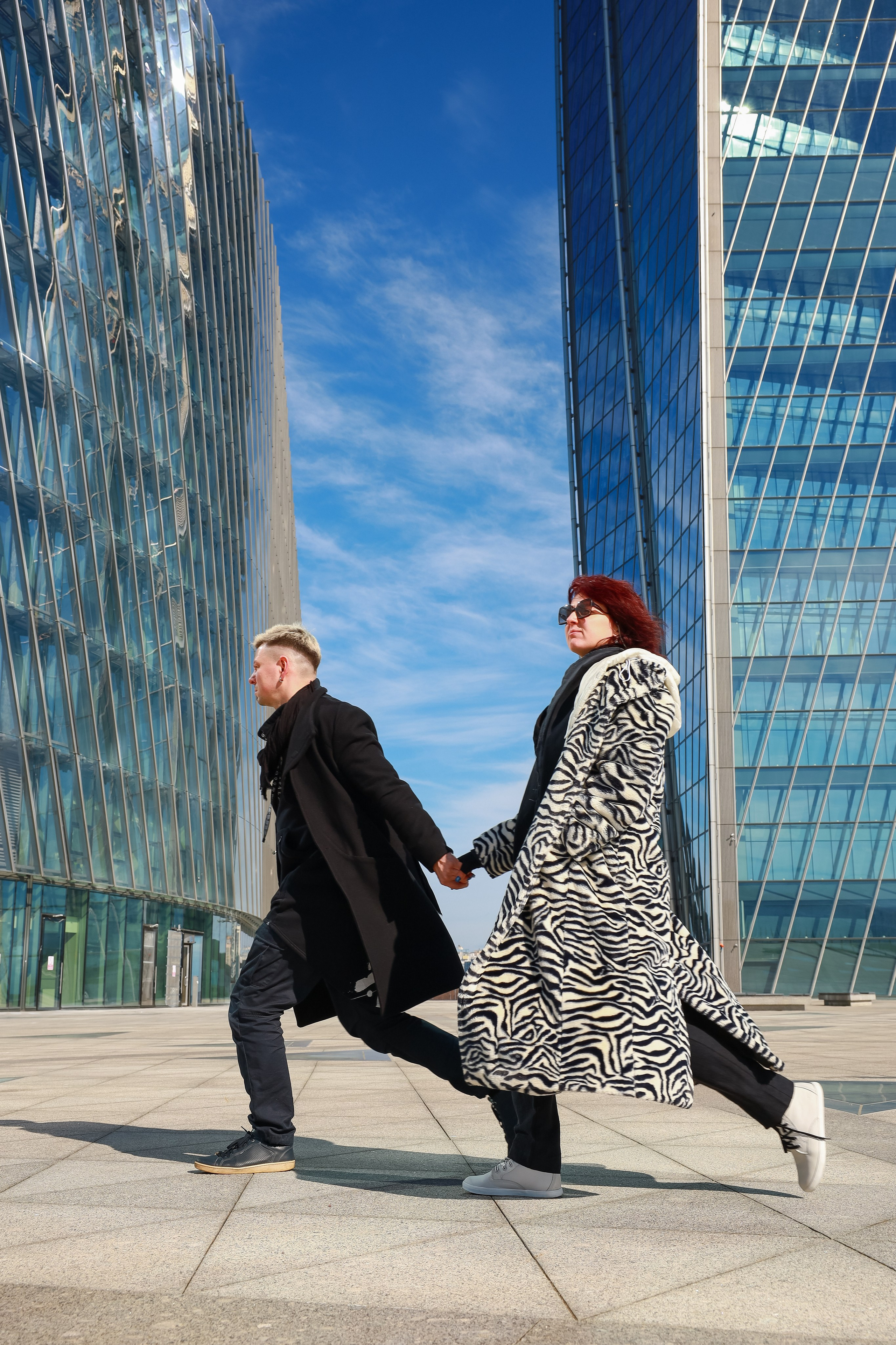 Алексей и Татьяна. Фотосессия на территории Лахта Центра. Портретный фотограф Панферова Регина г. Санкт-Петербург, г. Казань