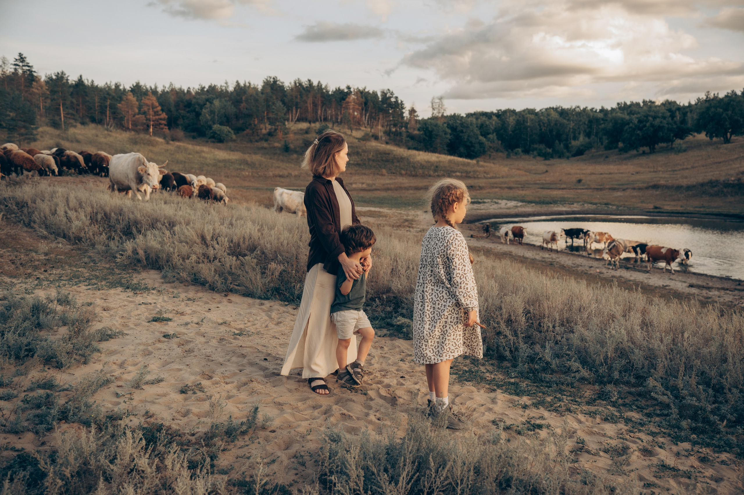 Саша, Рома, Дуся и Степа. Фотограф Мария Стрелкова