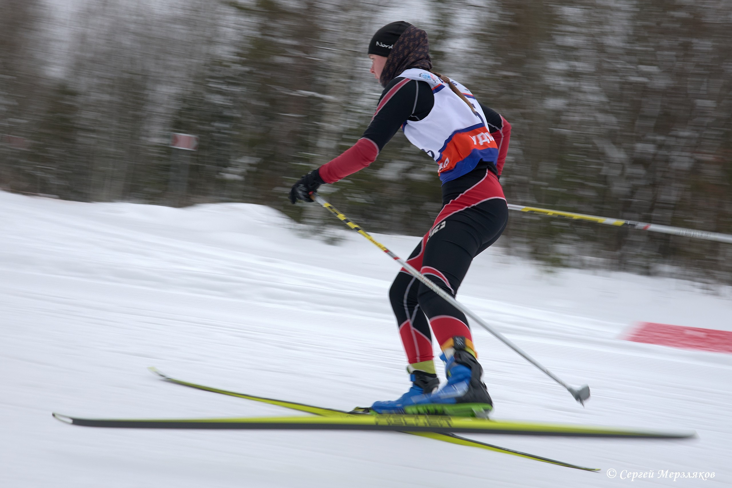 Всероссийские соревнования по лыжным гонкам на призы ЗМС Галины Кулаковой. Спортивный репортажный фотограф в Ижевске Сергей Мерзляков