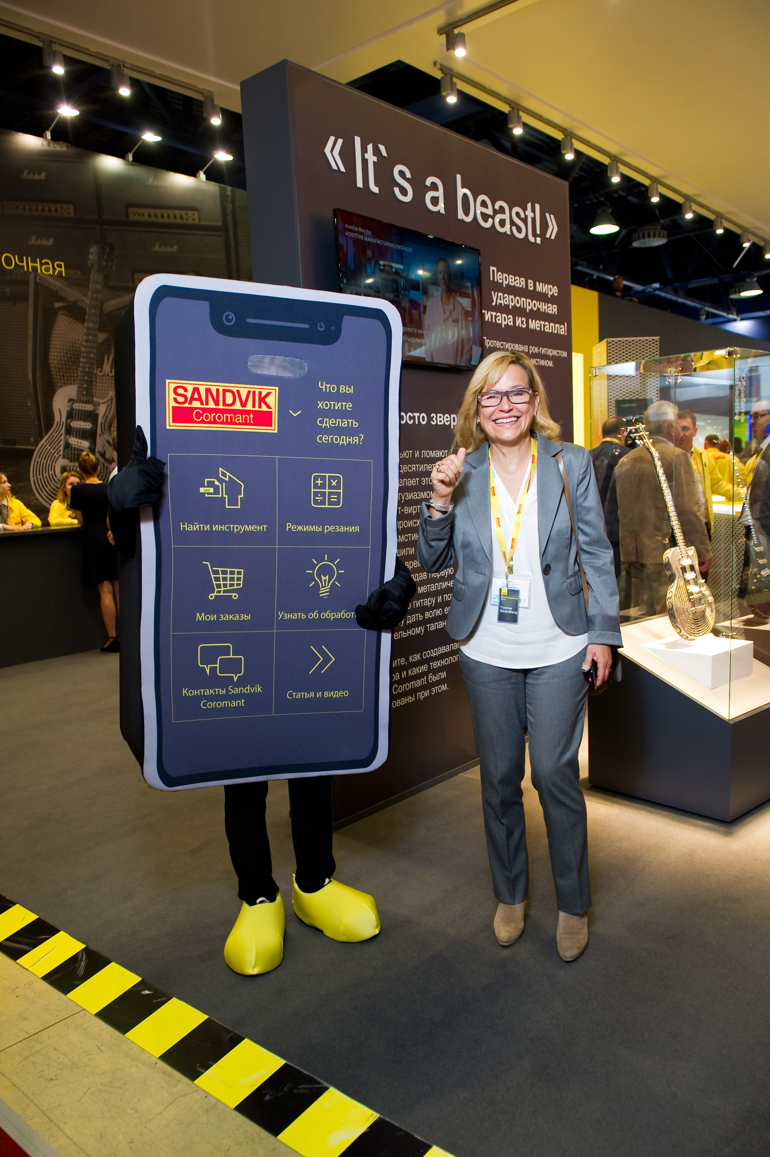 Работа Sandvik на выставке «Металлообработка». Репортажный фотограф и видеограф Слава Думчев. Тимбилдинги, отчетники, корпоративы