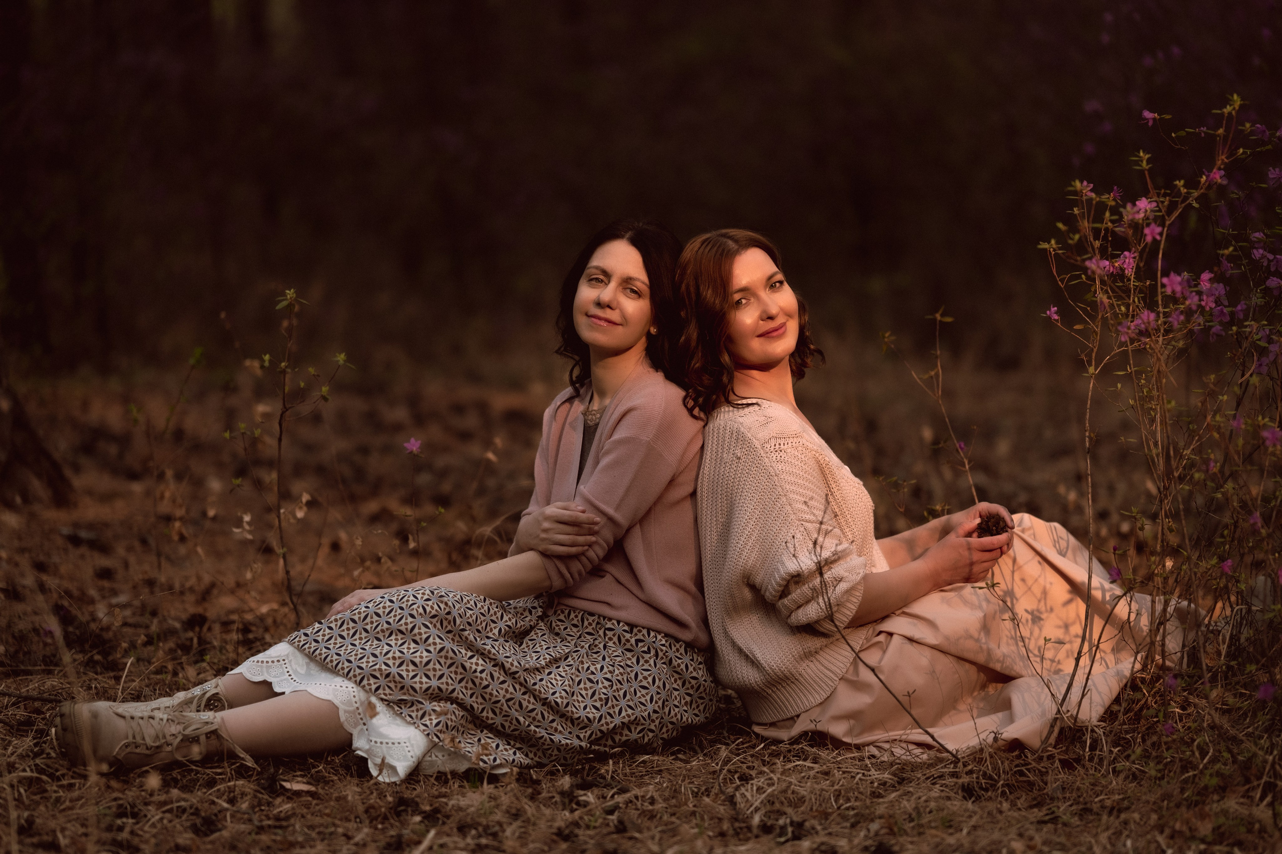 Фотосессия в багульнике. Портретный фотограф в Чите Анна Камратова. Помогу Вам создать историю, в которой Вы — главный герой!