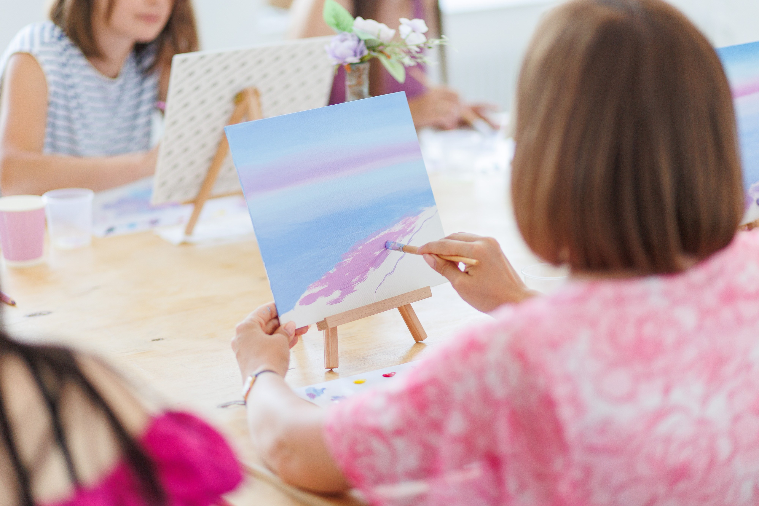 Девичник. МК по живописи. Фотограф Шейдаев Эмин г. Волгоград