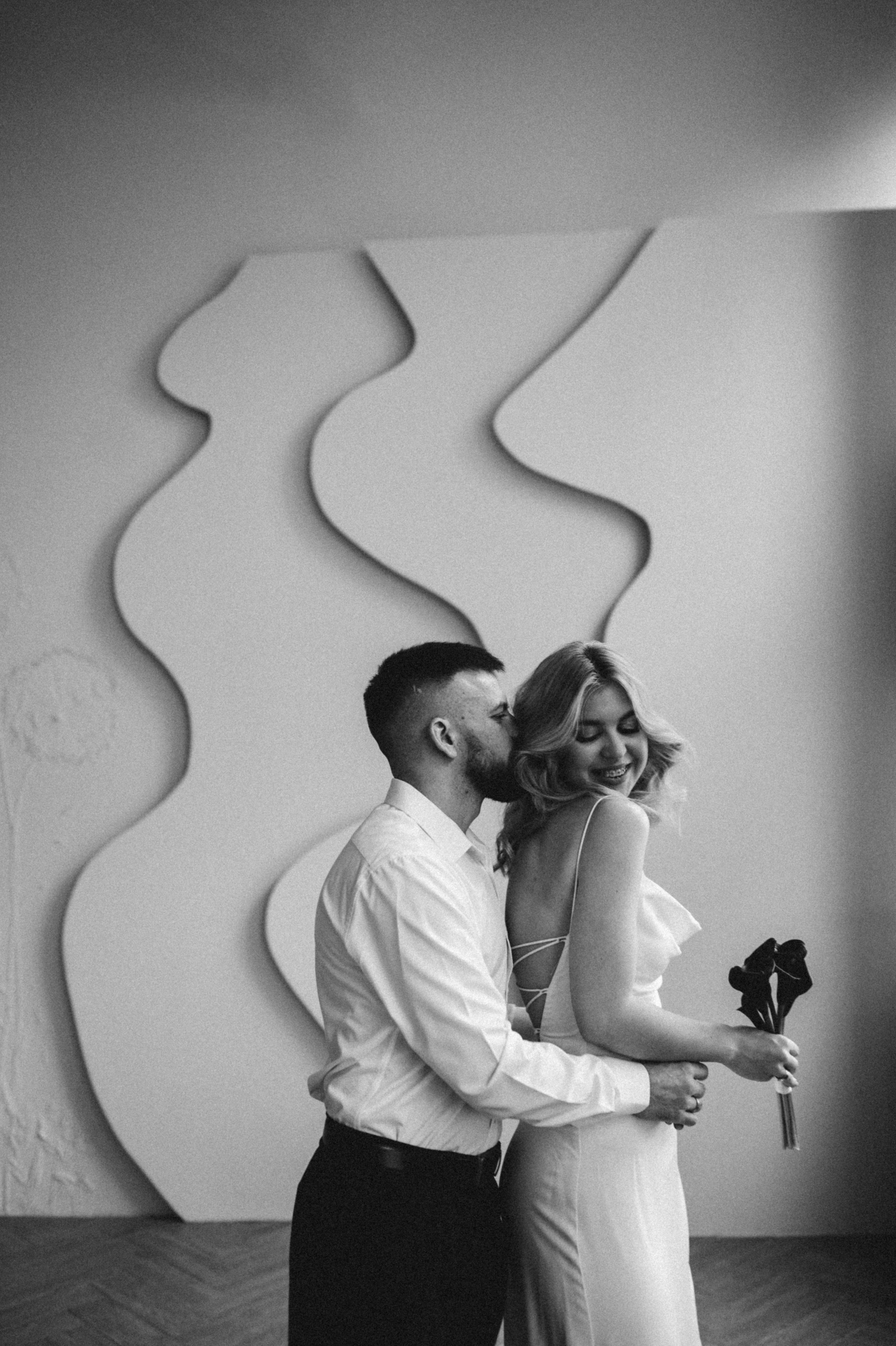 Коля и Алёна в студии. Семейный и свадебный lifestyle-фотограф в Москве Мария Петрова