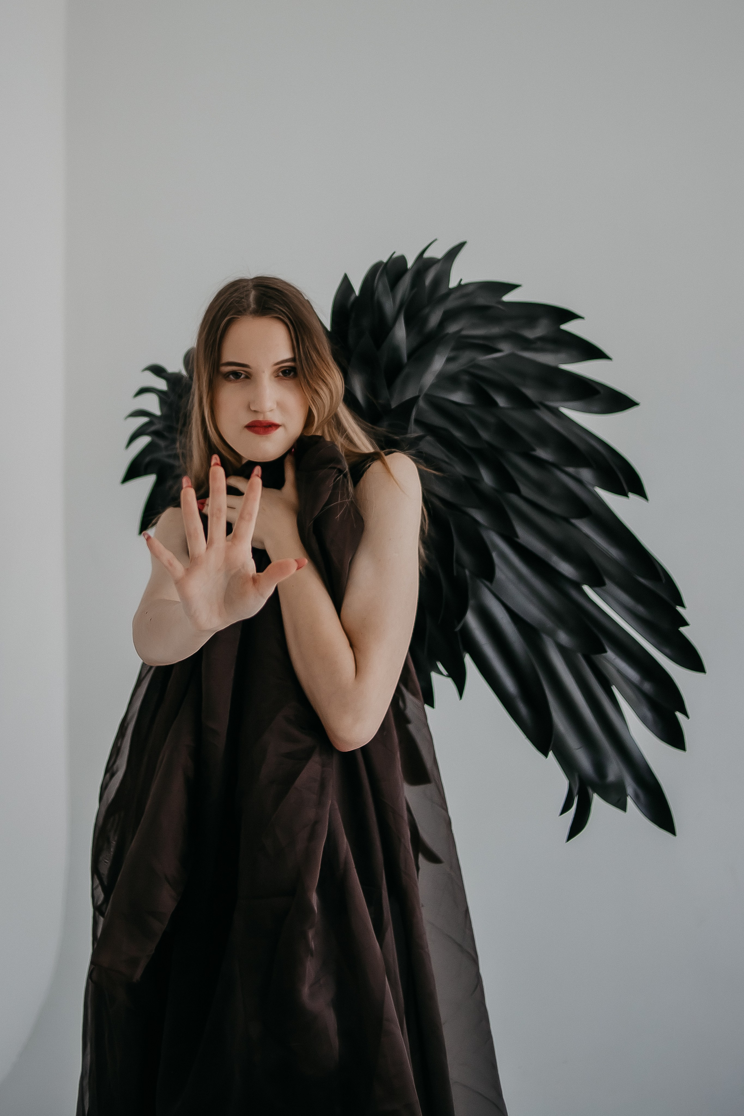 Татьяна. Черный ангел. Фотограф Регина Крикунова г. Красноярск