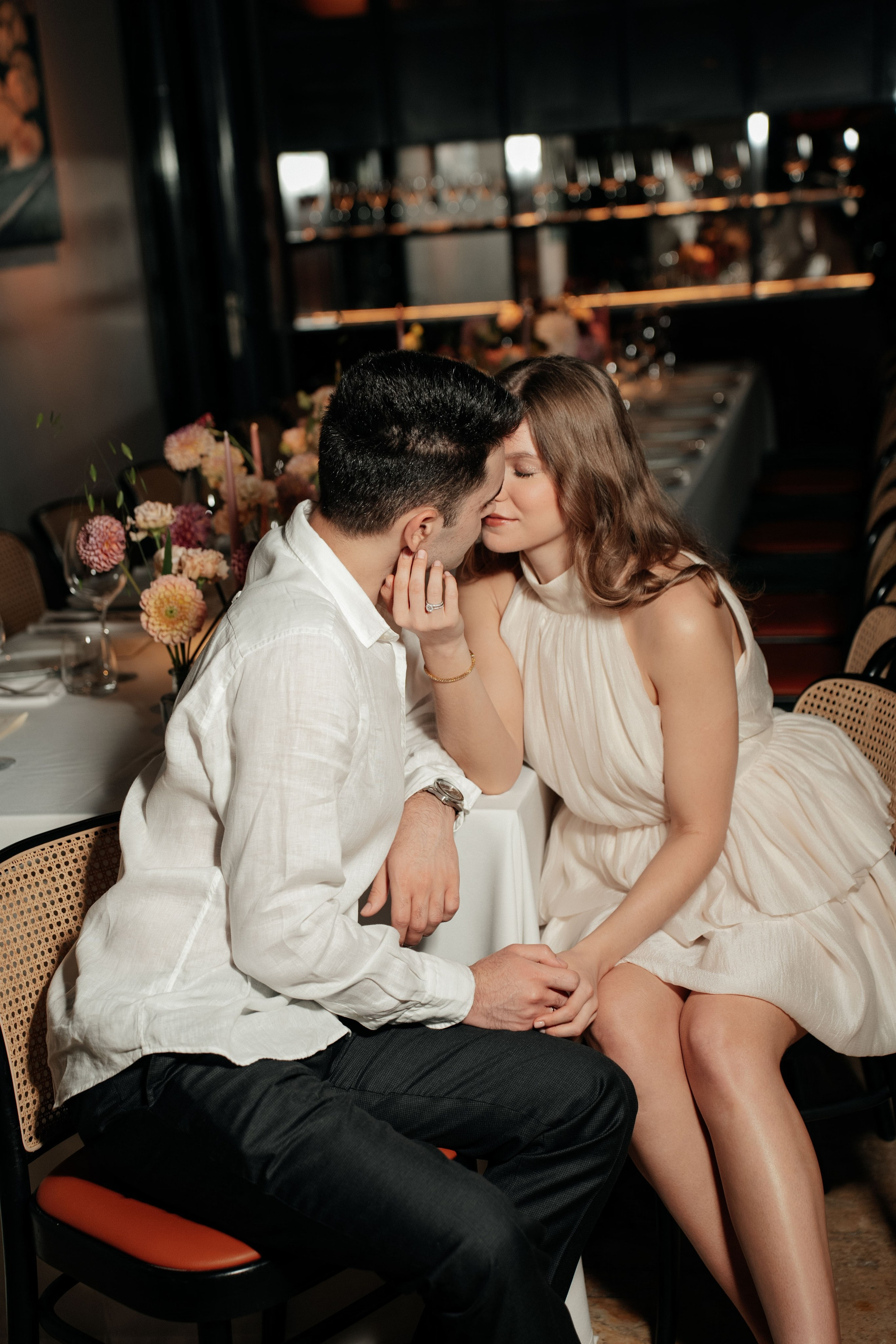 Свадебный ужин в кругу друзей/ ресторан Мина. Свадебный фотограф Москва Александра Аверкова