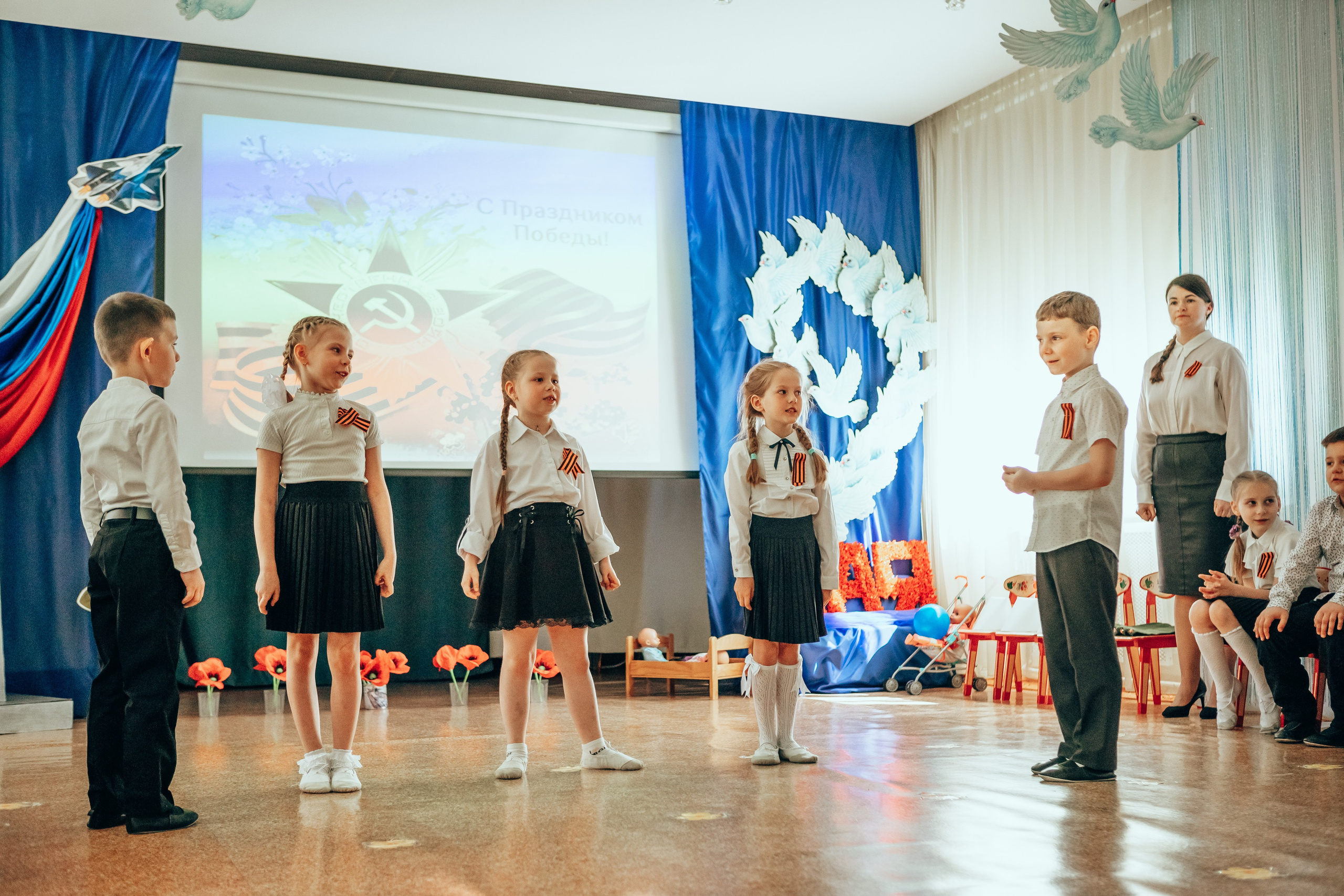 Утренник 9 мая. Семейный и детский фотограф в г. Новосибирске Макеева Анастасия
