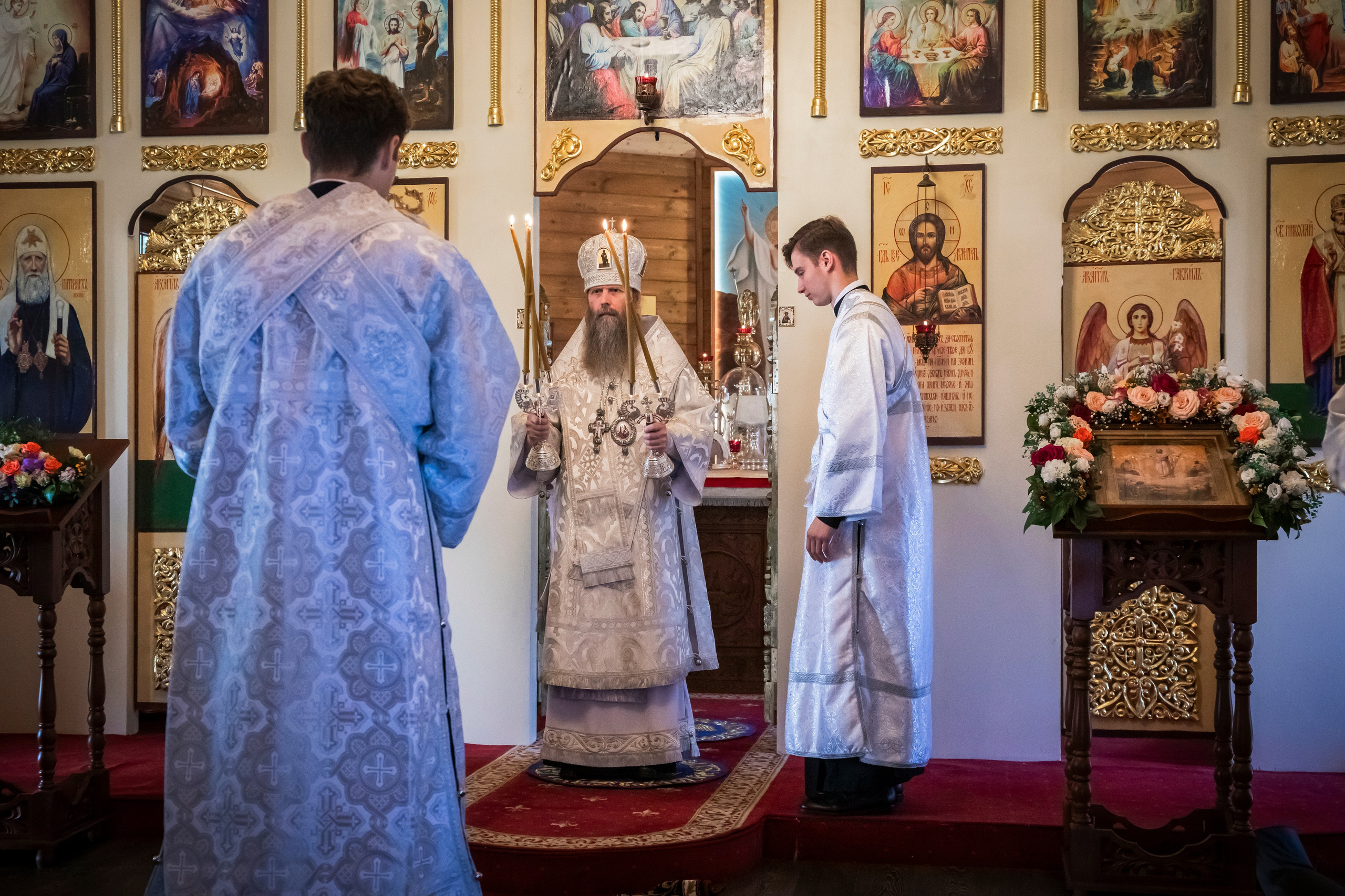 Епископ Силуан Павло-Посадский служба в храме св.Николая 25.08.2024. Арт- фотограф Москва