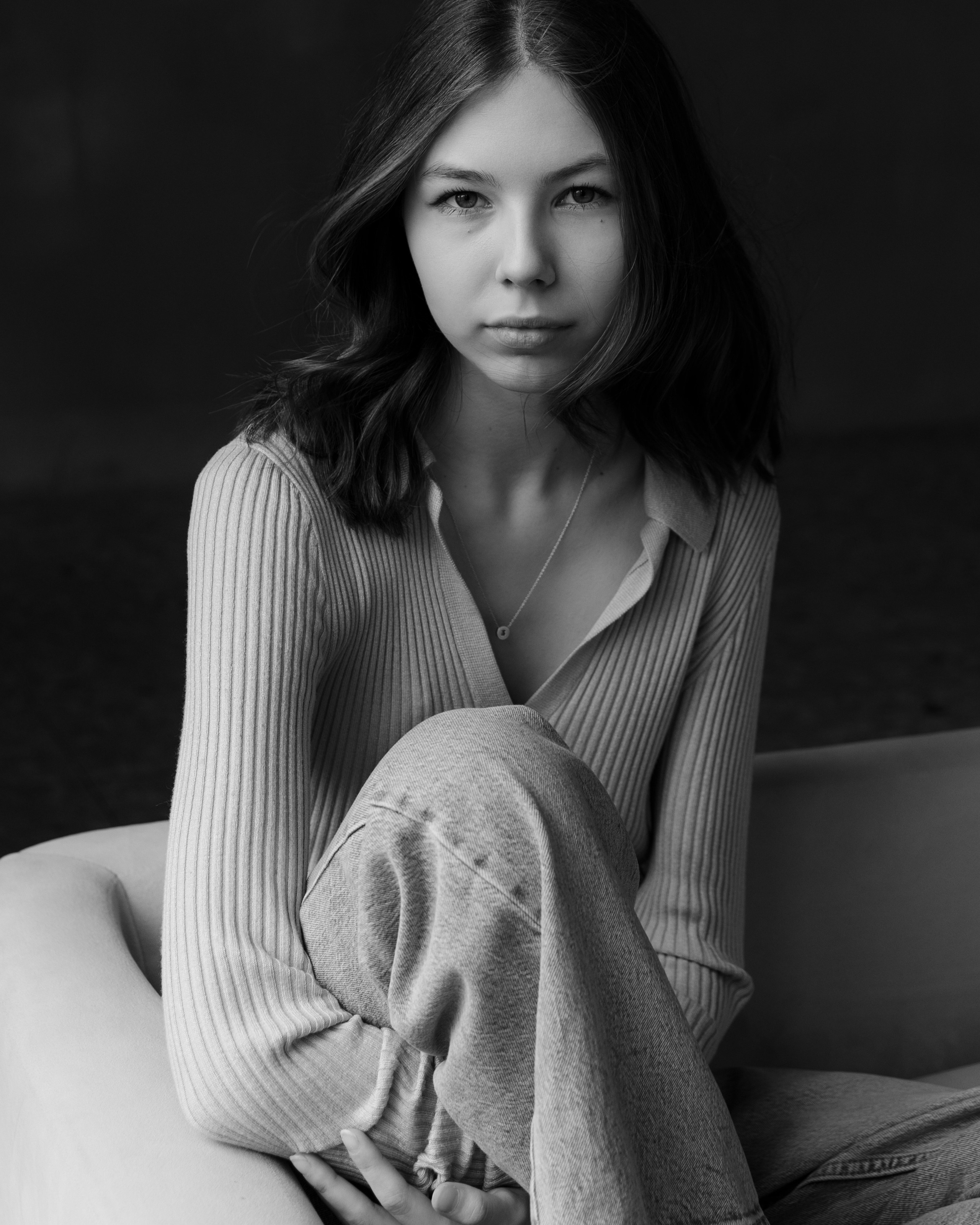 Черно-белая фотосессия. Портретный фотограф в Москве Виктория Шереметьева