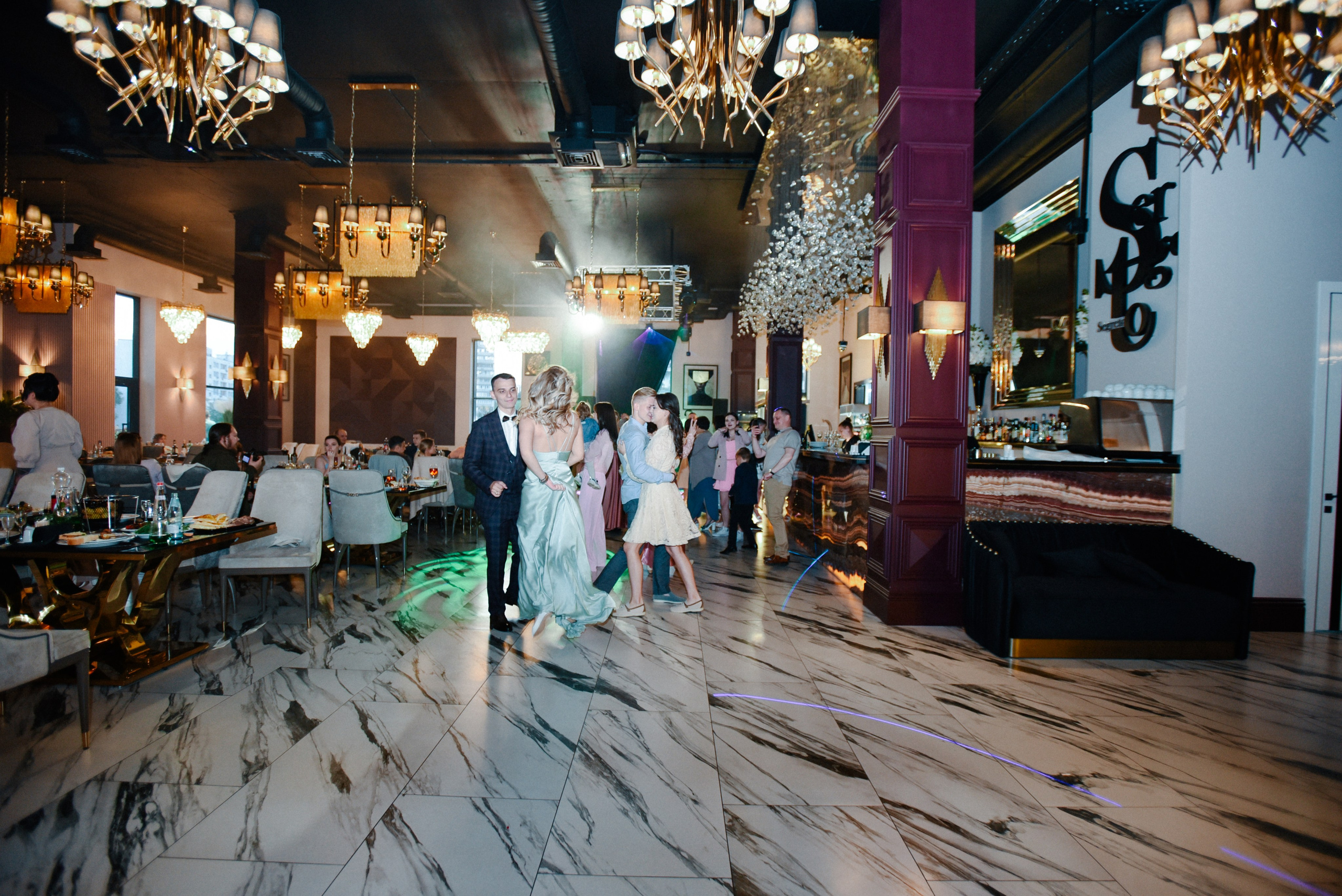 Виктор и Ангелина Банкет на 100 гостей Ресторан Segreto. Фотограф Лола Волна, город Москва