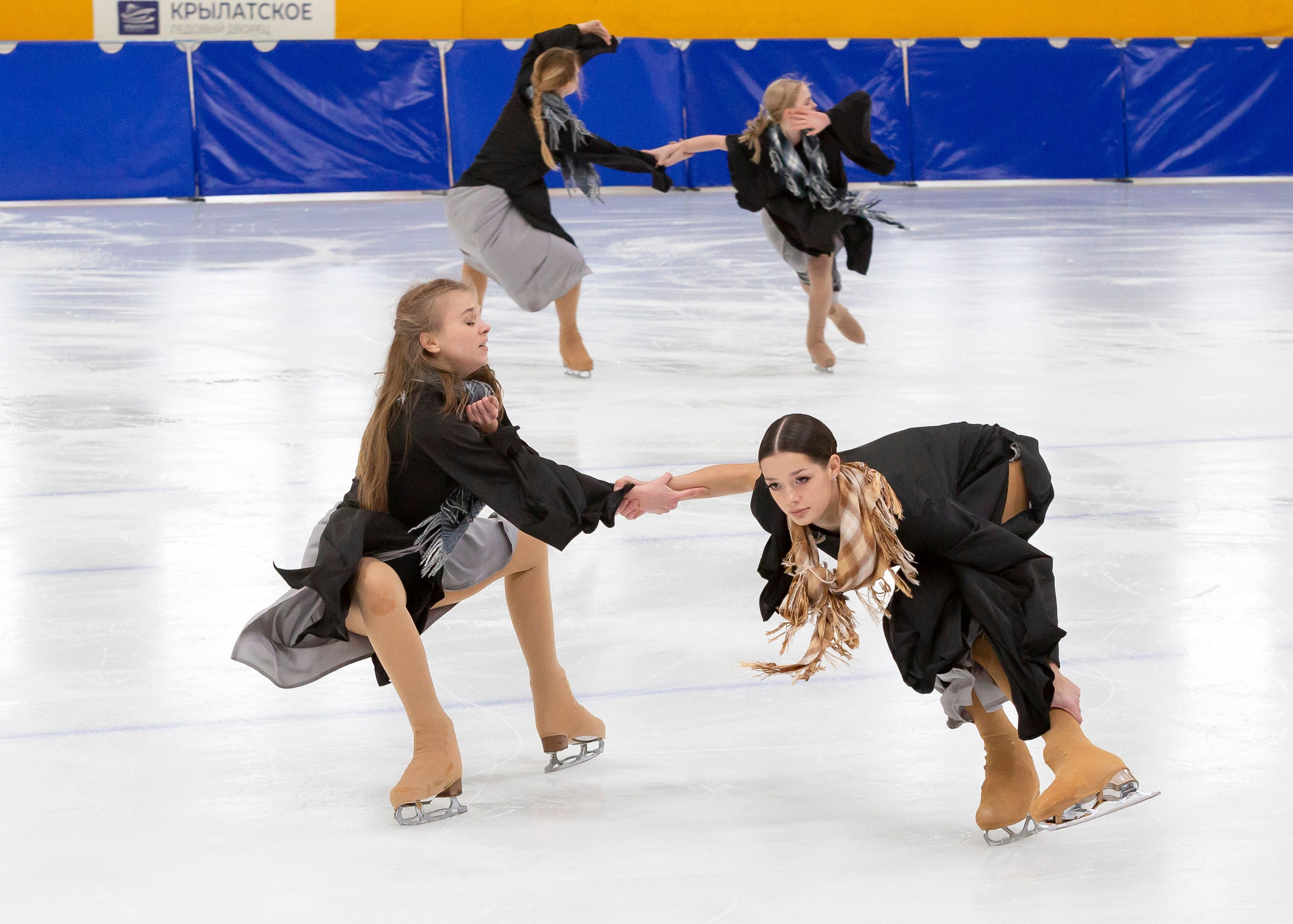Открытый кубок Московского спорта среди спортивных балетов на льду. Детский театр на льду «АЛЕКО» 2024. Репортажный фотограф в Москве