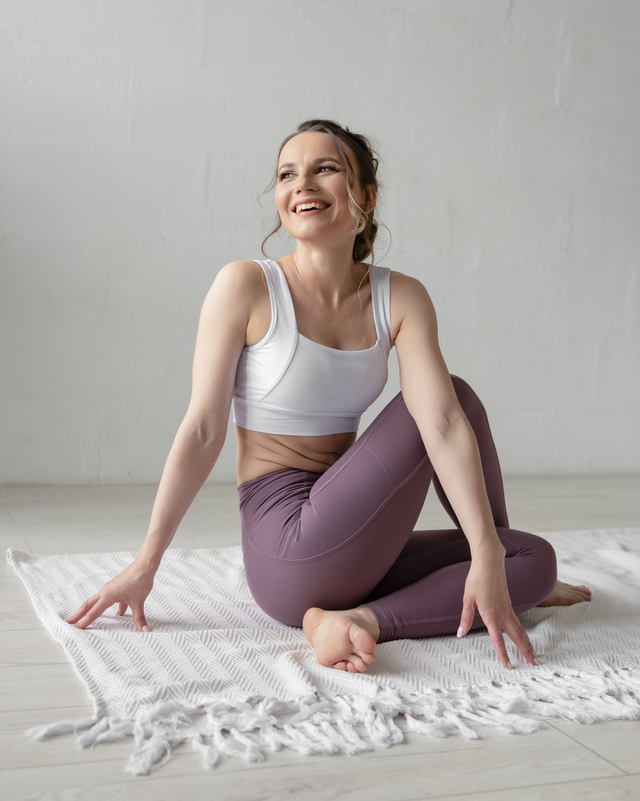 Контент съемка для сайта тренера по йоге. Фотограф в Санкт-Петербурге Вагнер Юлия