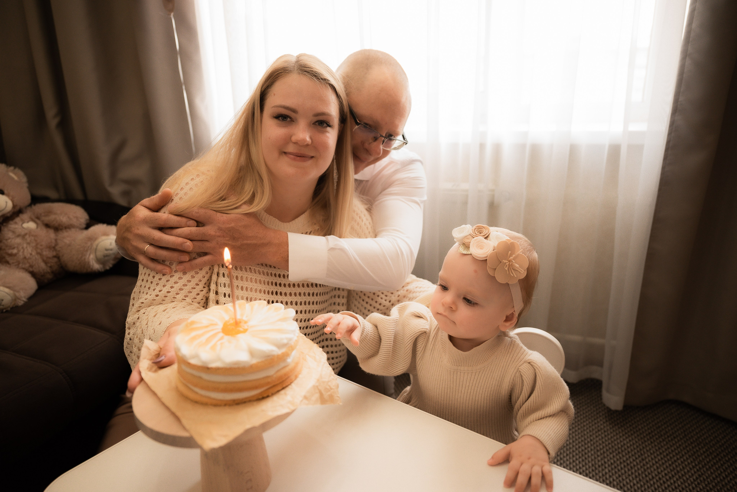 1 годик домашняя фотосессия. Фотограф Ксения Огородова портфолио