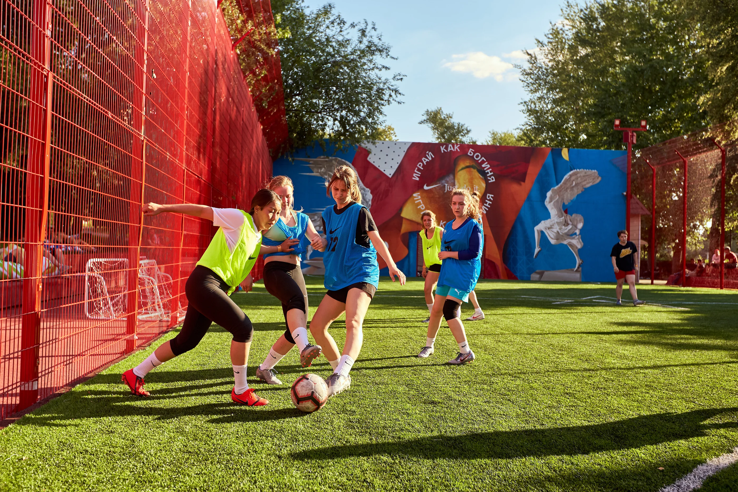 Nike «Play as Goddess» campaign. Спортивный и бизнес фотограф Арсений Голышкин