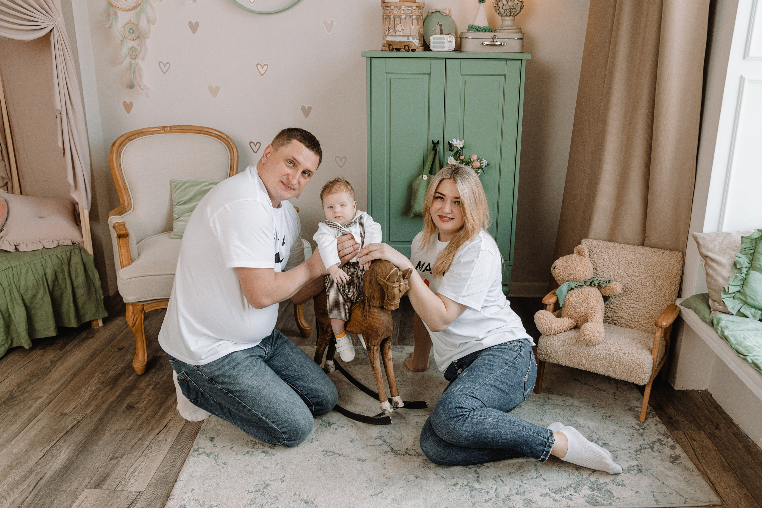Юлия, Алексей и маленький Максим. Фотограф Воронеж Варвара