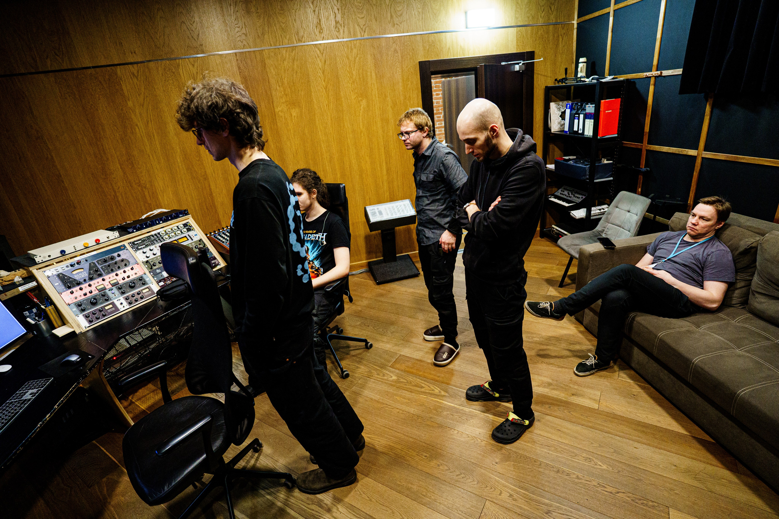 Нейрополис. Запись альбома на студии Добролёт. Концертный и репортажный фотограф в Санкт-Петербурге Слава Пахомов