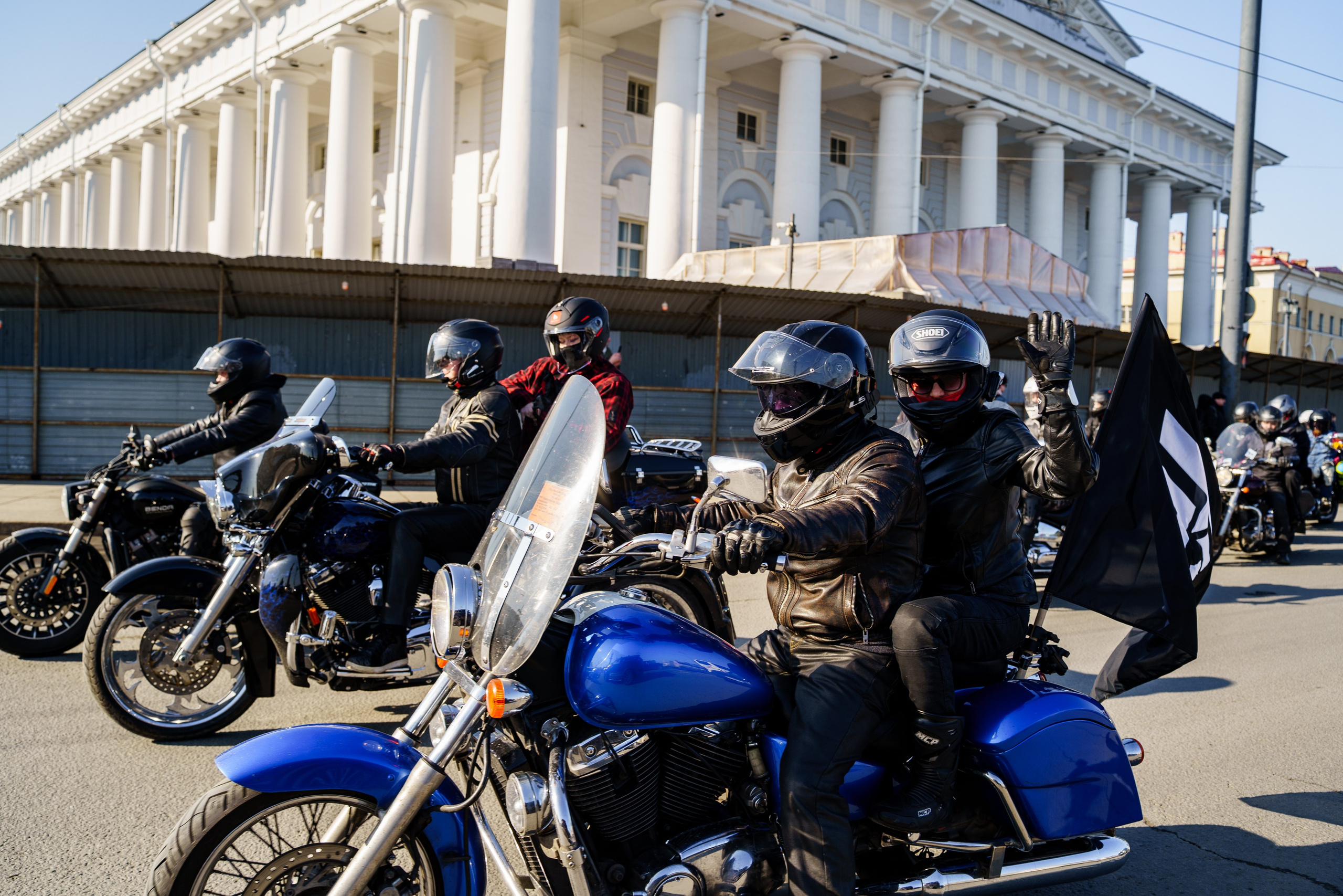 Прохват мотоклуба Norman Riders ч.1. Концертный и репортажный фотограф в Санкт-Петербурге Слава Пахомов