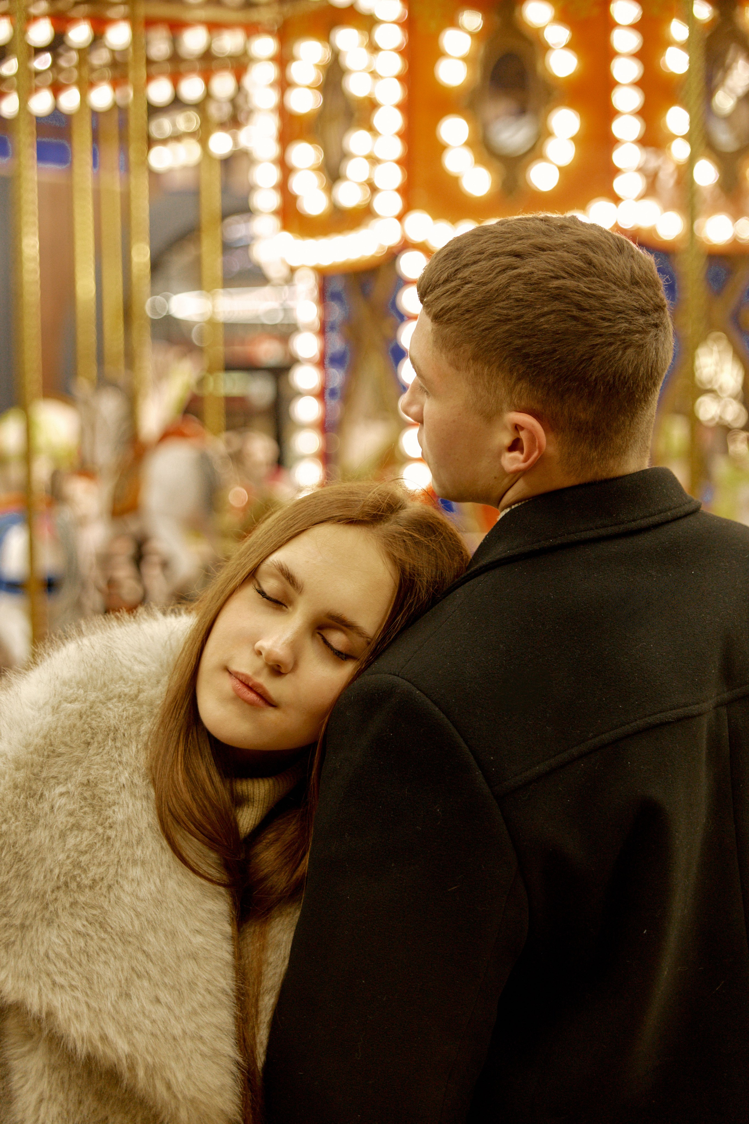 Зимняя фотосессия love story