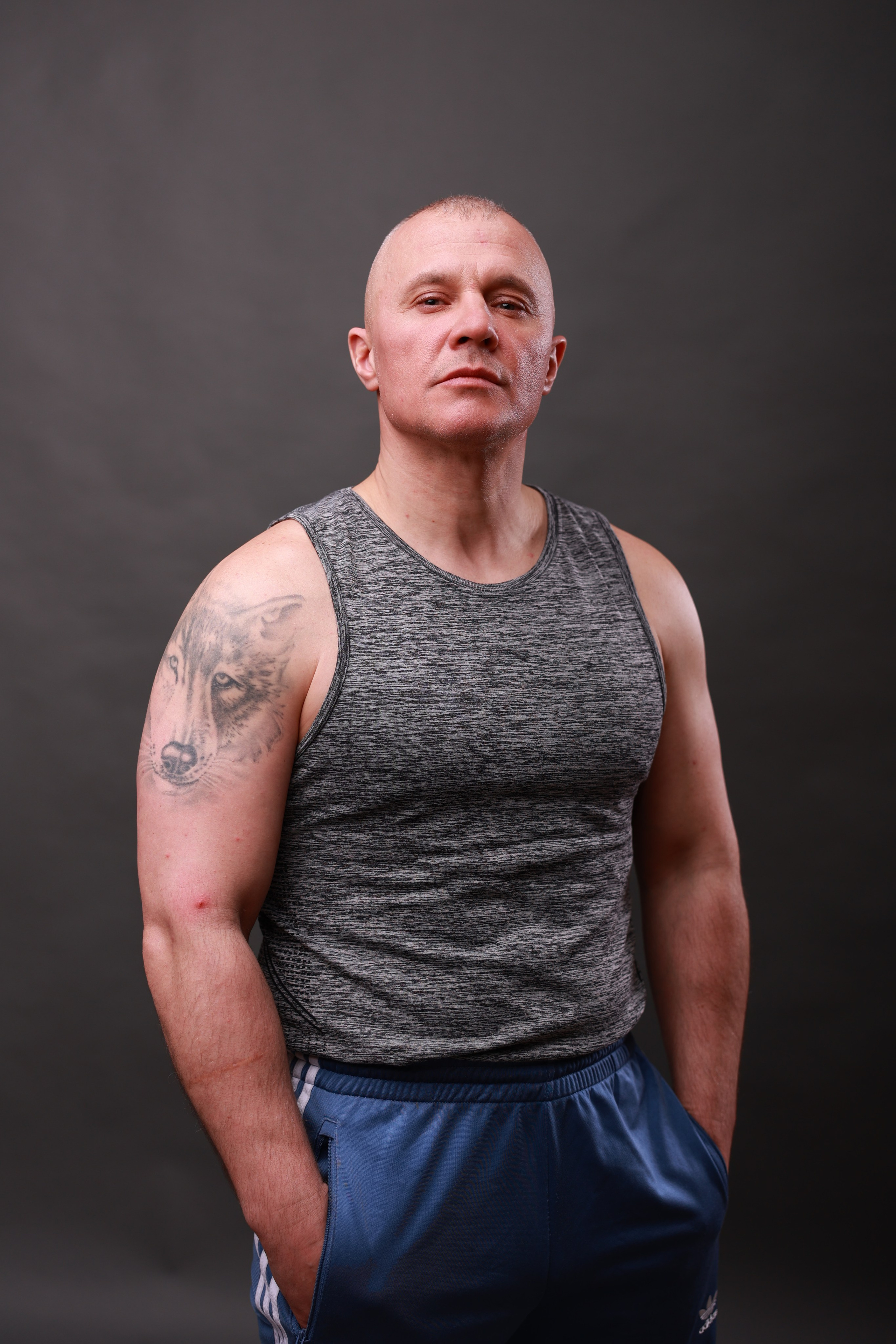 Студийная съёмка. Денис Волк актёр / модель