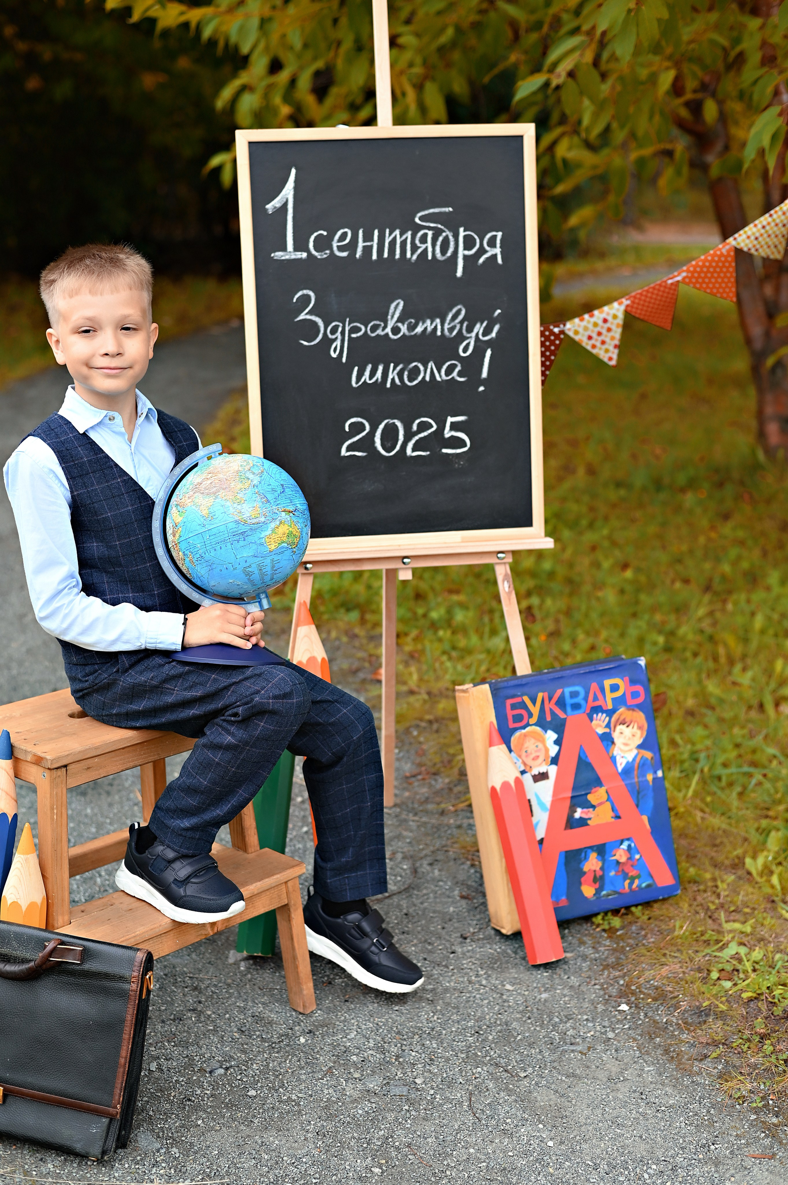 Школьная фотосессия «1 сентября». Фотограф новорожденных, семейный, женский фотограф Сургут Юлия Шумкова