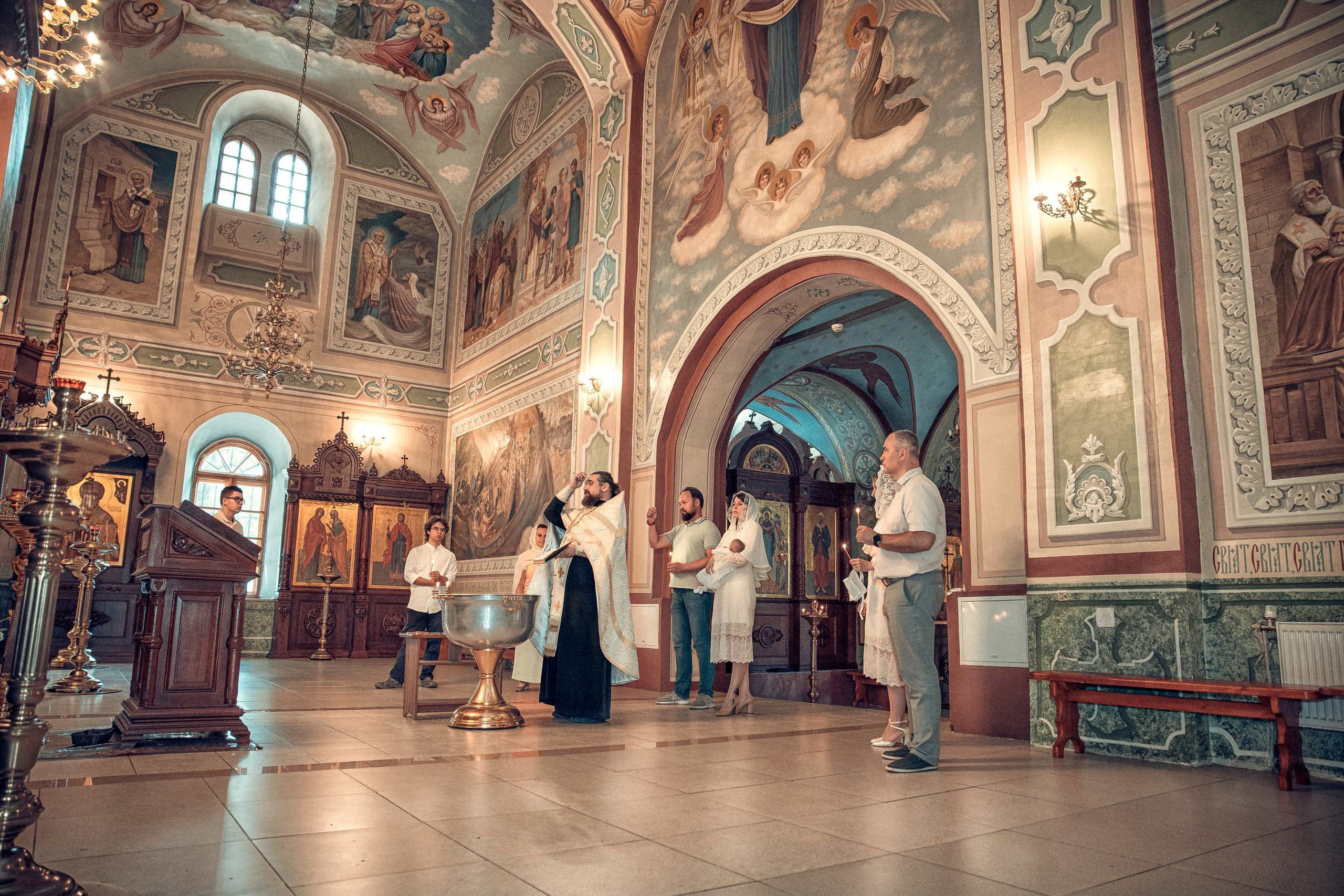 Таинство крещения. Семейный и детский фотограф в Москве Орешина Юлия