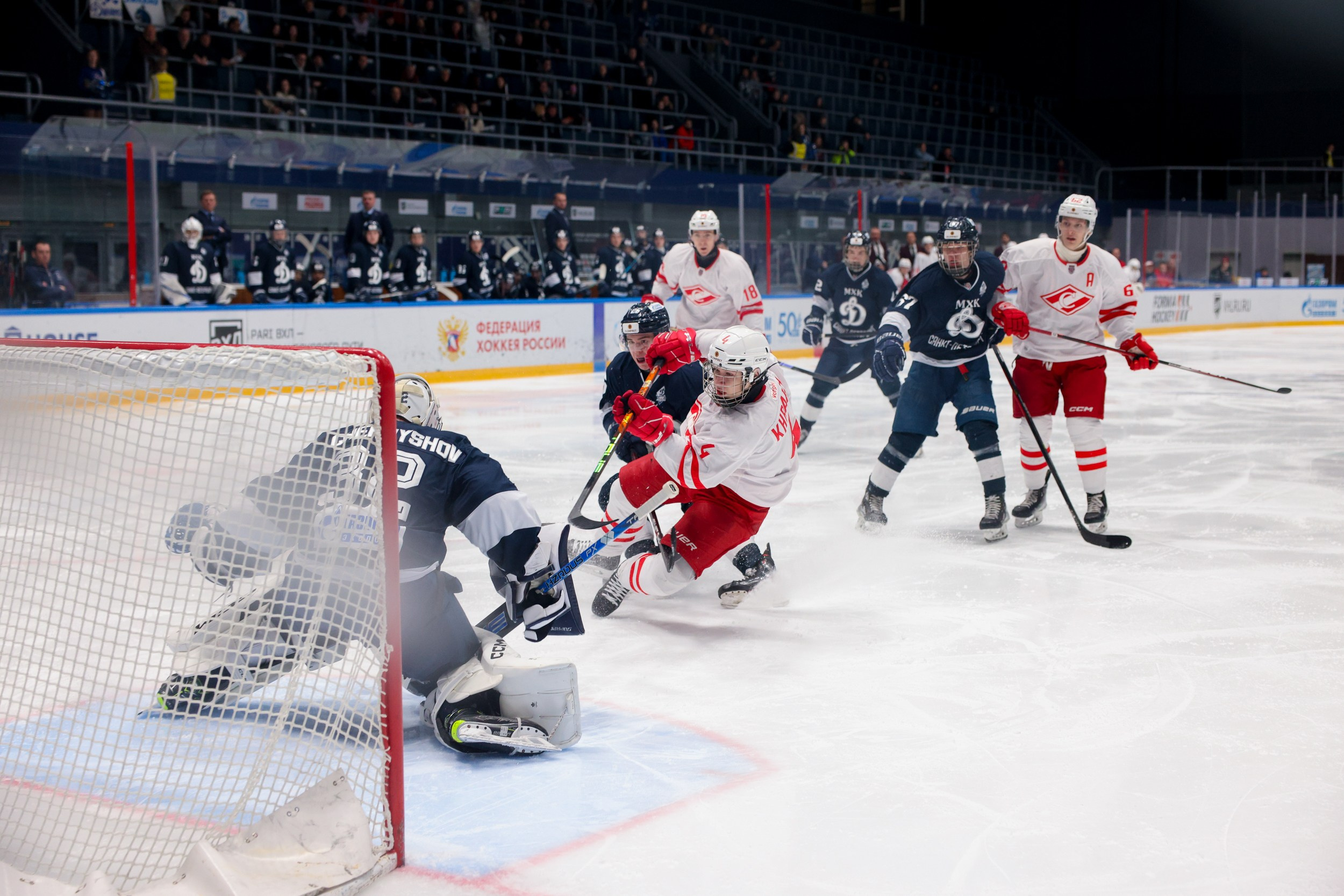 МХК Динамо — МХК Спартак. Фотограф Александр Заломаев