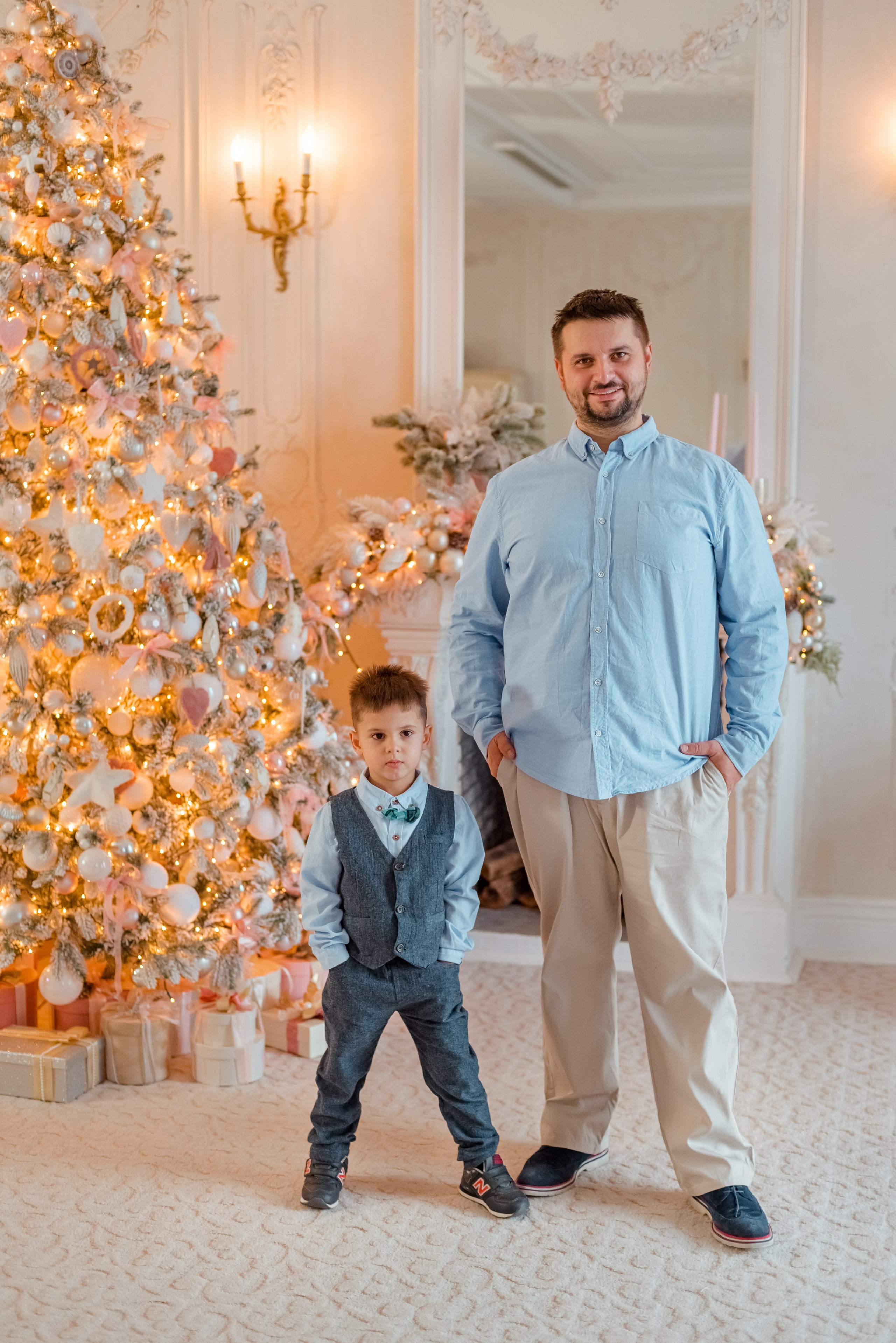 Семейная новогодняя фотосессия. Фотограф Юлия Кондратьева