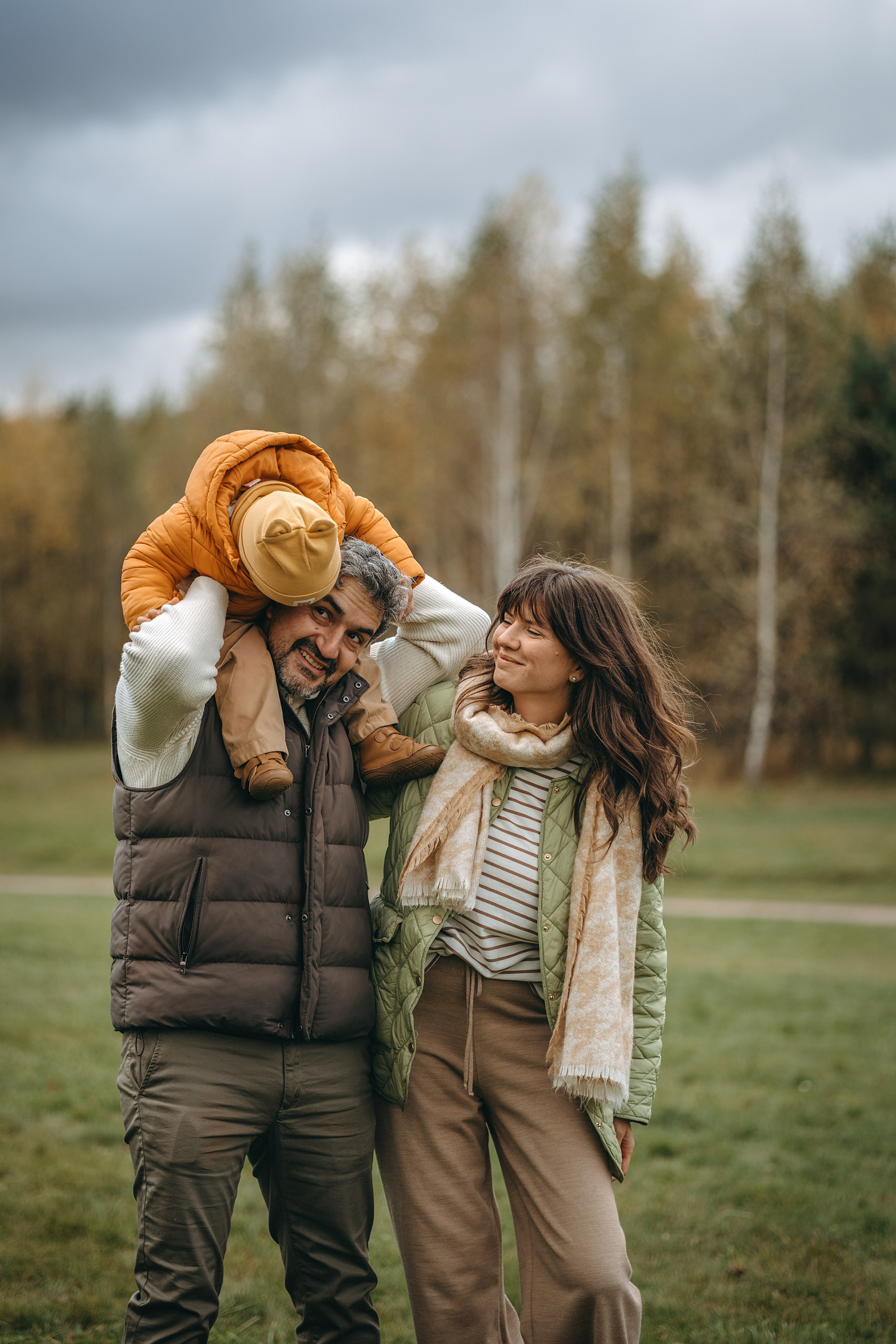 Осенняя семейная съемка. Фотограф Анималист в Москве Анастасия Жучкова