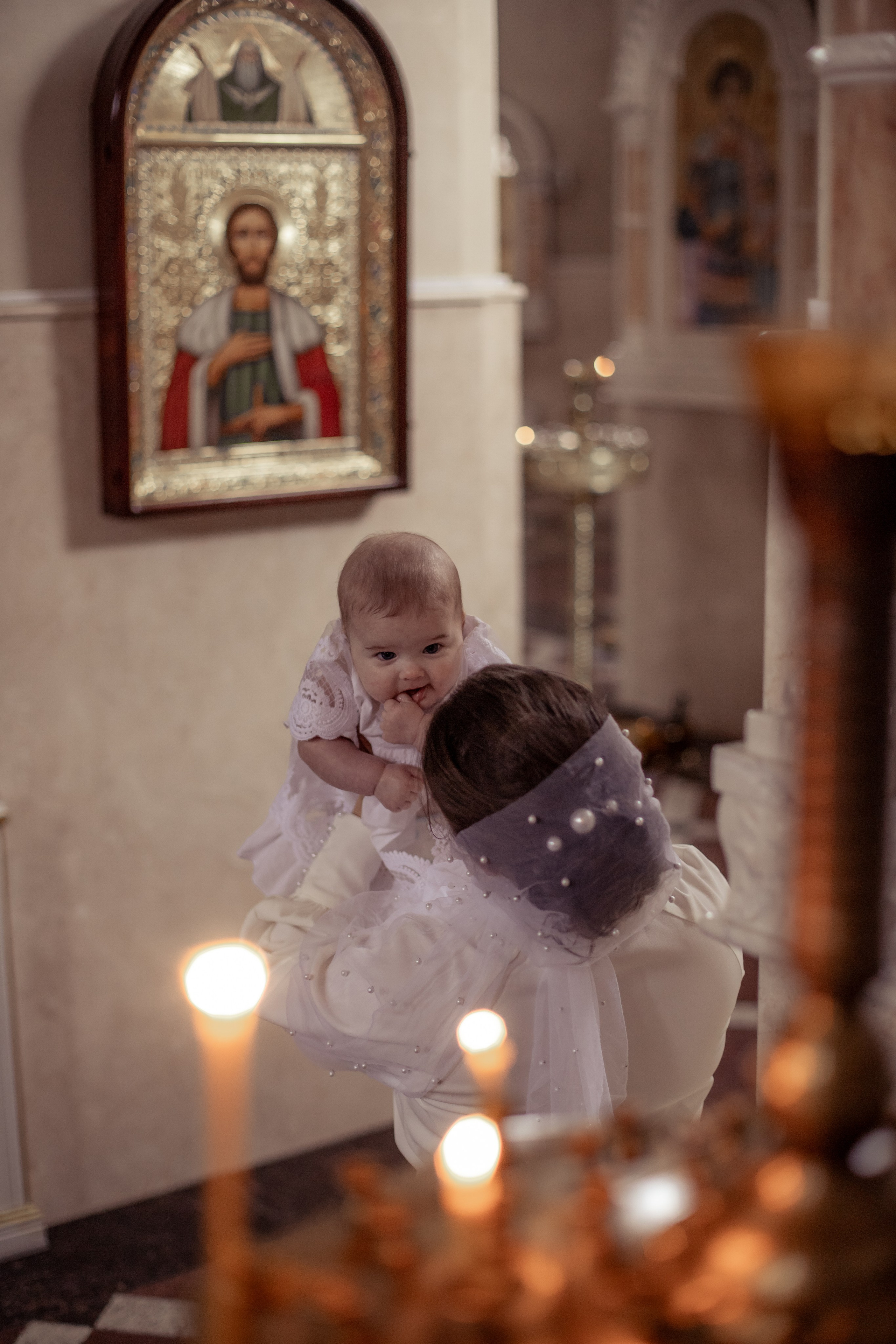 Таинство малышки Киры (храм Александра Невского п.Совхозный Славянск-на-Кубани). Фотограф в Северском районе| г. Краснодар Алена Заливчая