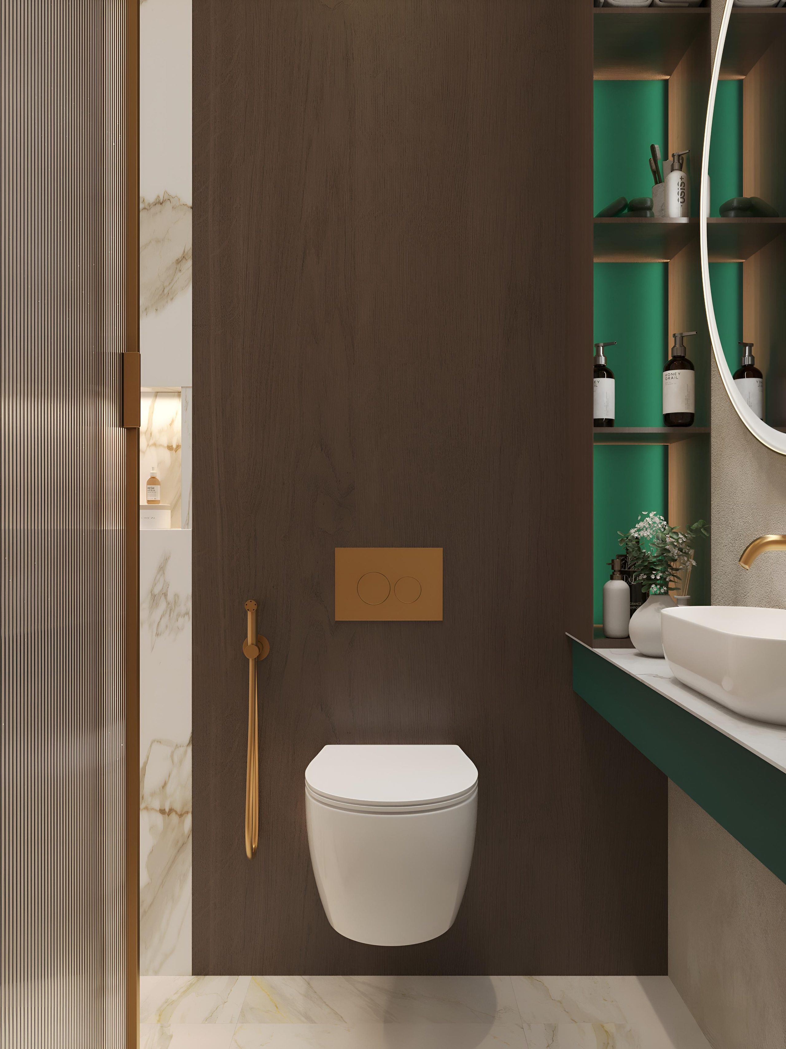 Душевая комната. 3D Визуализация интерьеров жилых и коммерческих помещений