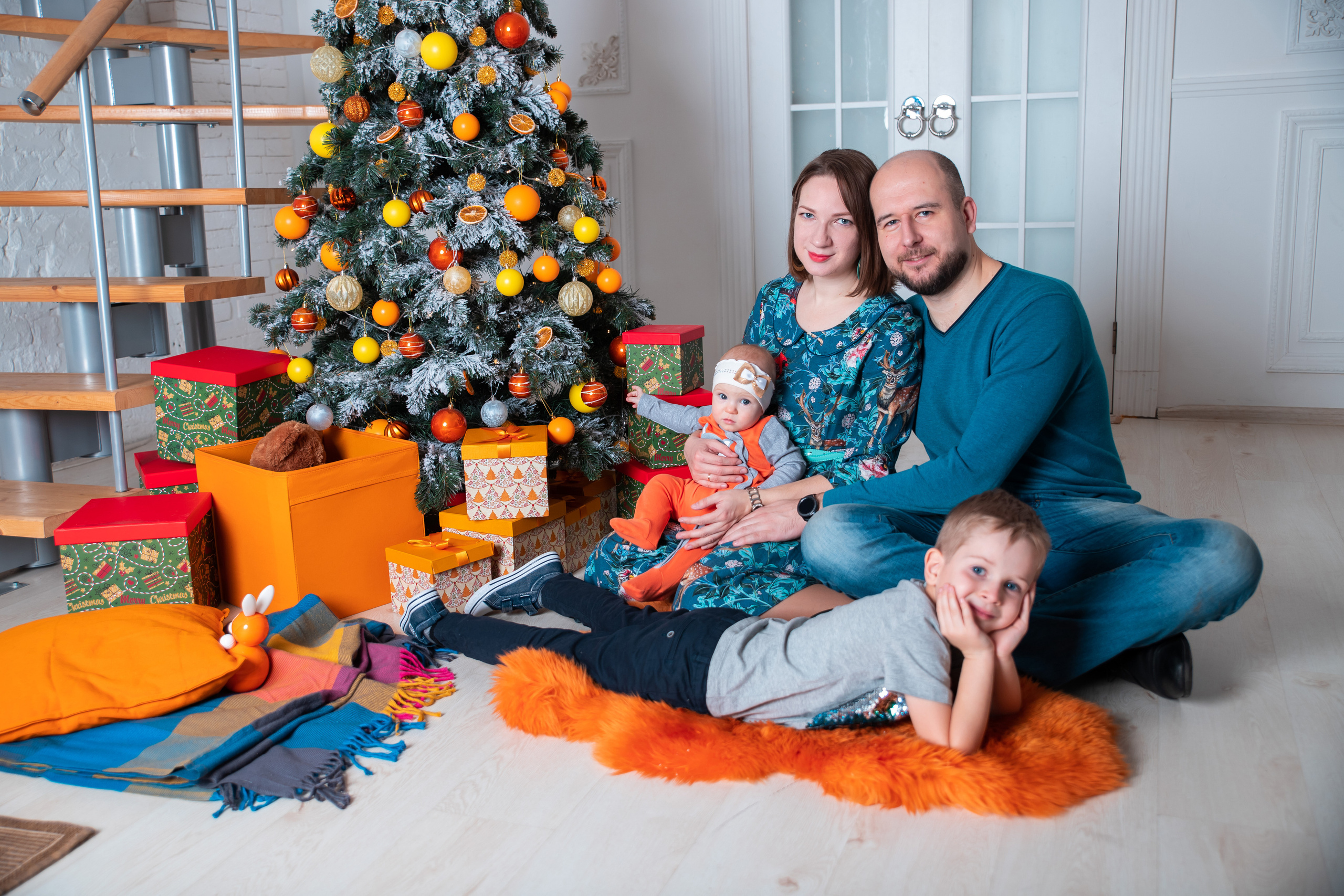 Анна и ее семья. Фотограф Ногинск Электросталь Наталья Осетрова