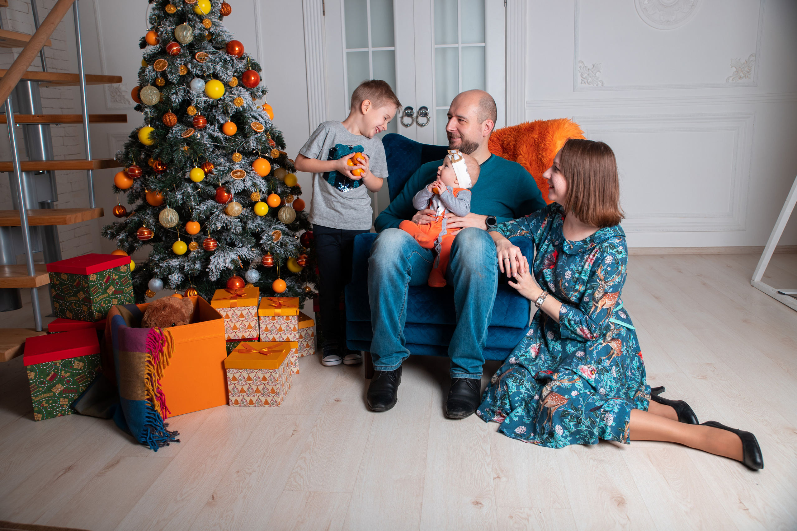 Анна и ее семья. Фотограф Ногинск Электросталь Наталья Осетрова