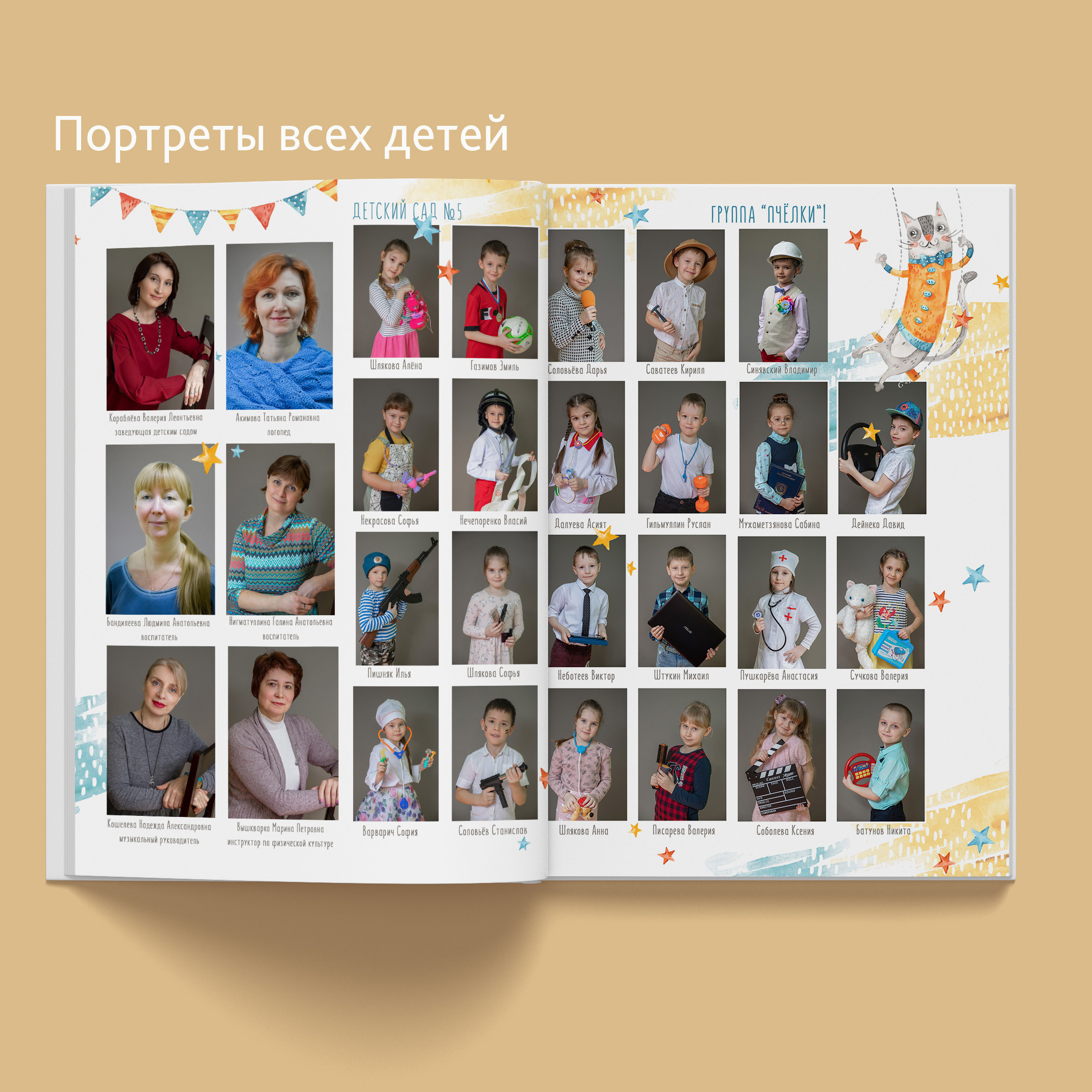 Фотокнига «Котики» (детский сад). Фотограф Ногинск Электросталь Наталья Осетрова