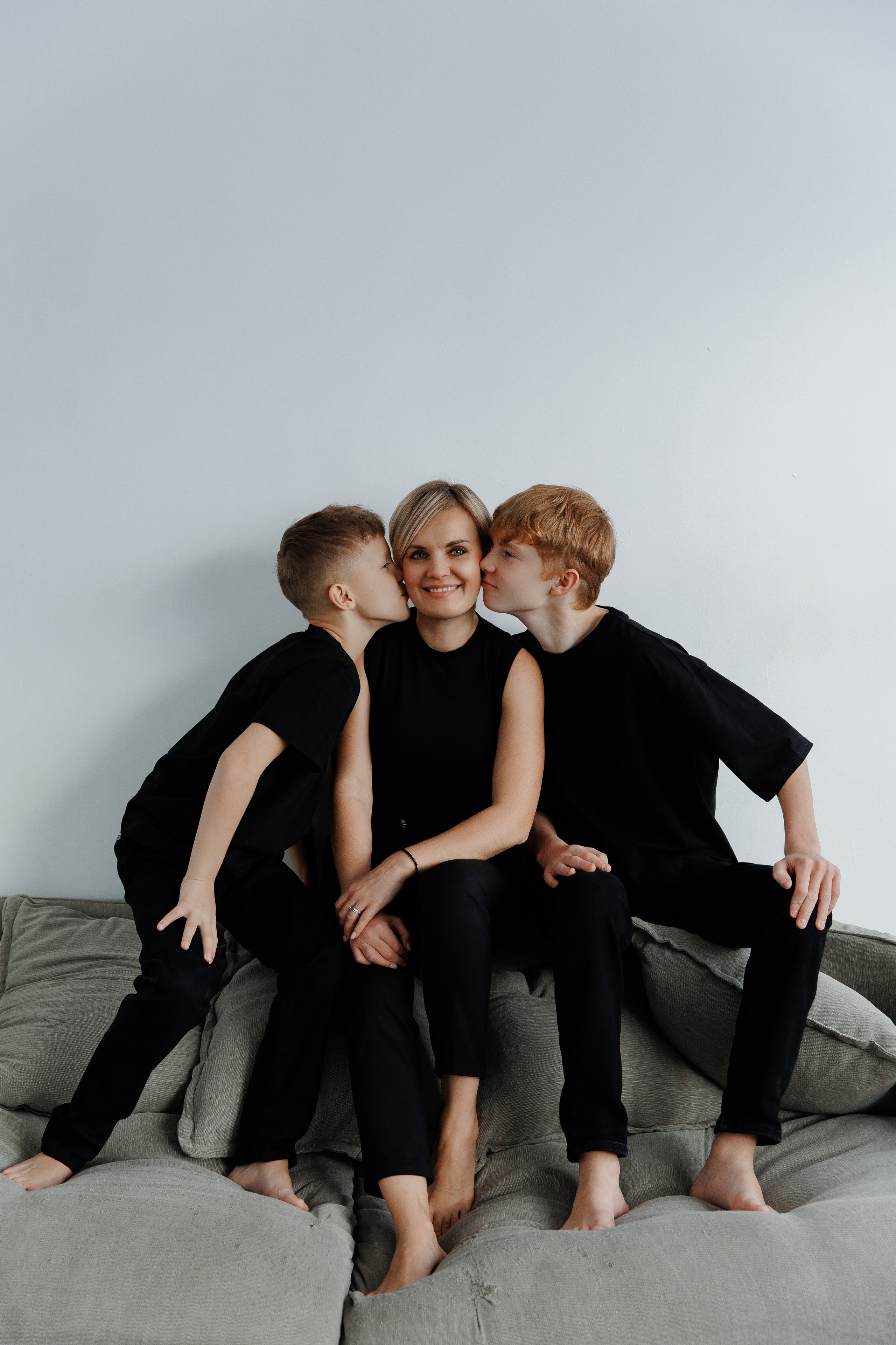 Семейная фотосессия Елена с сыновьями. Фотограф Александра Сыщенко