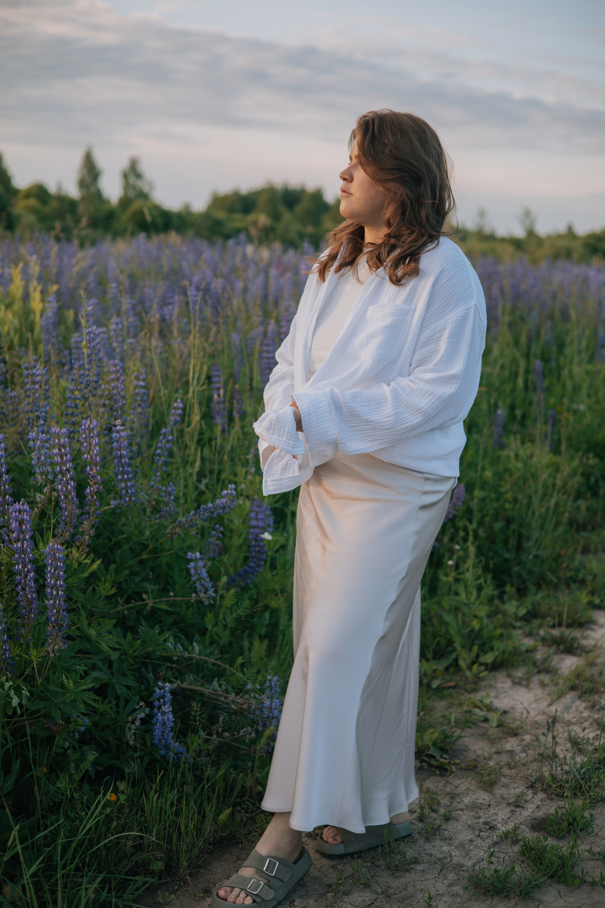 Фотосессия в люпинах. Семейные и индивидуальные съемки в Йошкар-Оле