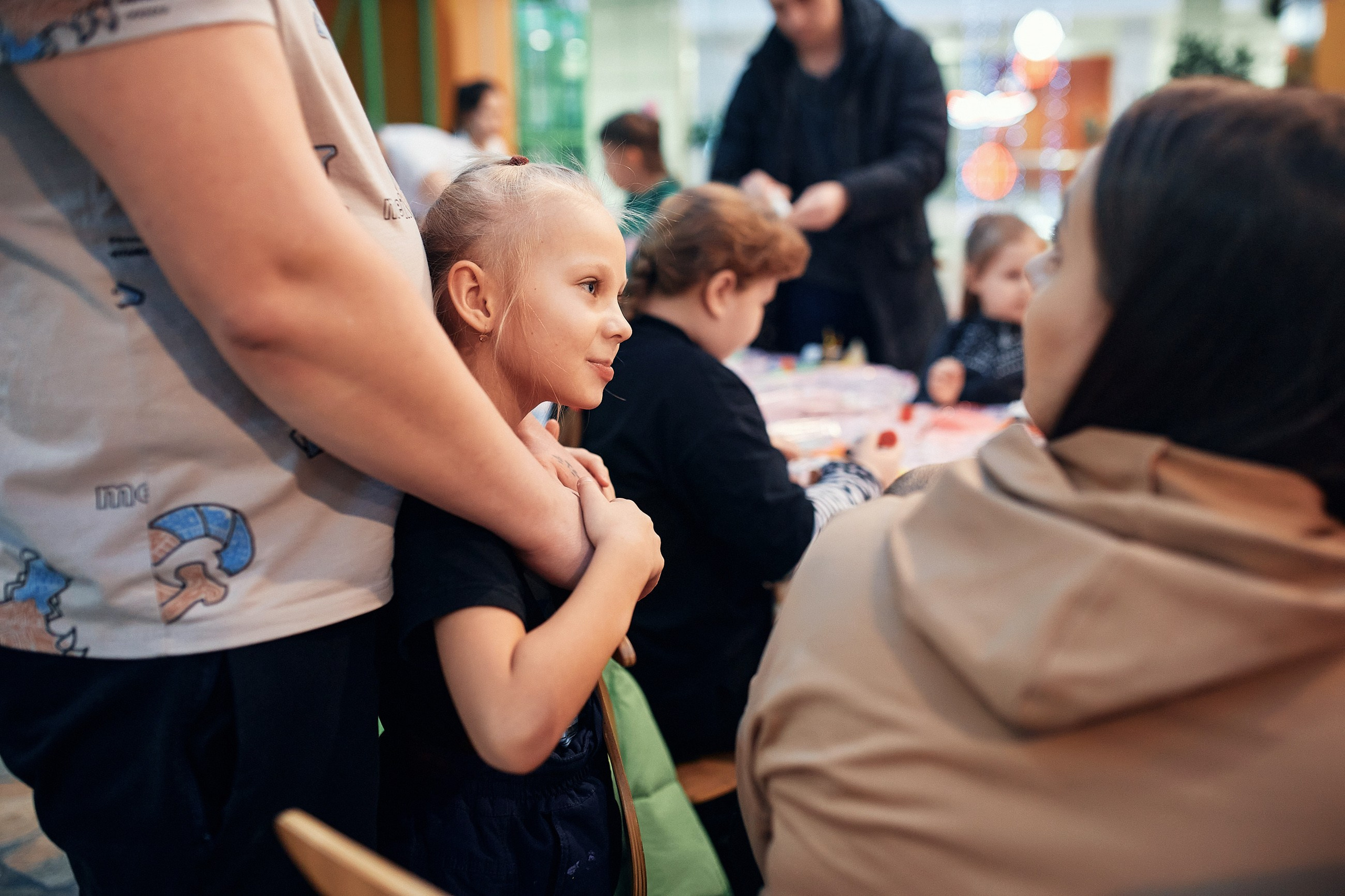 Детский новогодний праздник в ТЦ Июнь. Семейный и репортажной фотограф в Красноярске и Москве Виктор Бабинцев