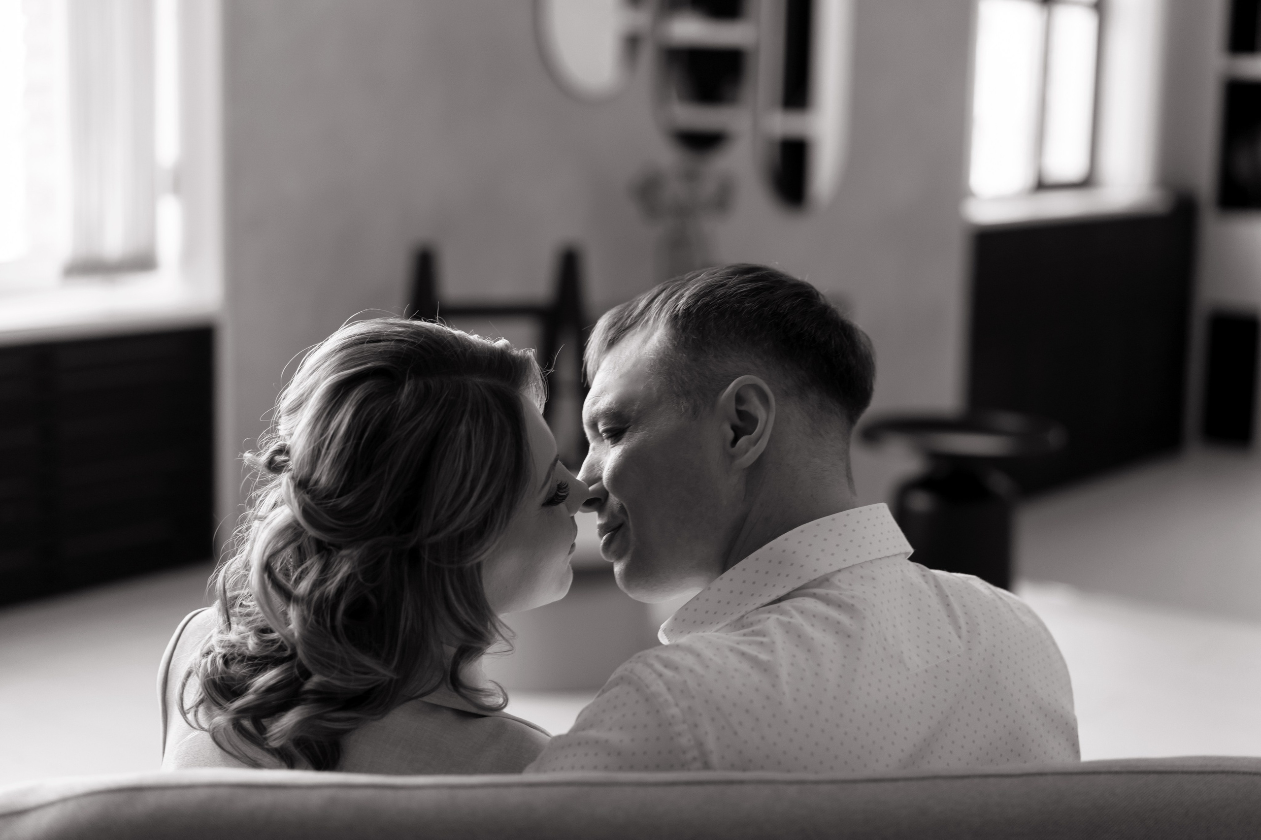 Стильная пара в фотостудии. Семейный и детский фотограф во Владивостоке Мария Гой