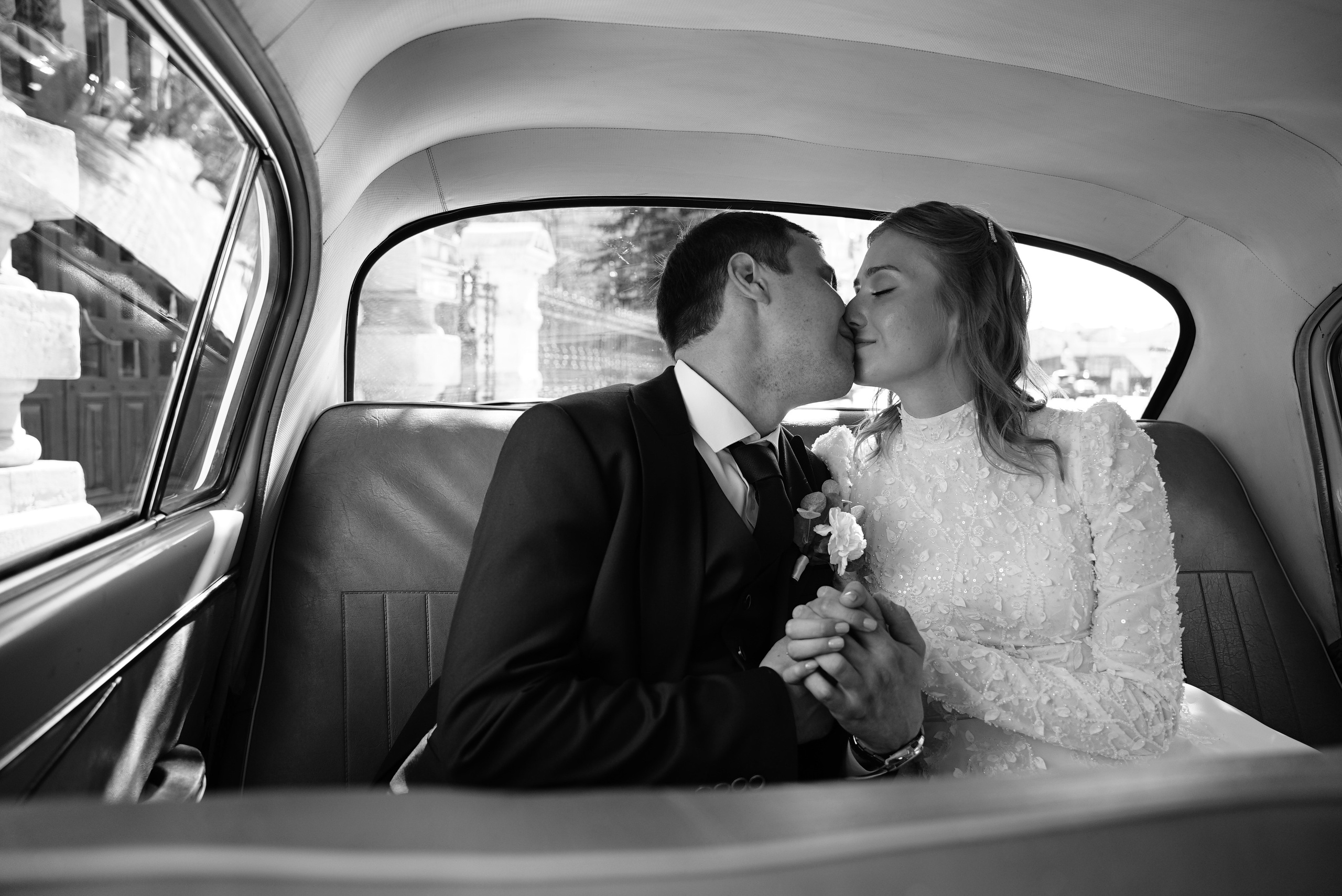 Андрей и Алина чб. Свадебный фотограф в Самаре Анна Ковалева