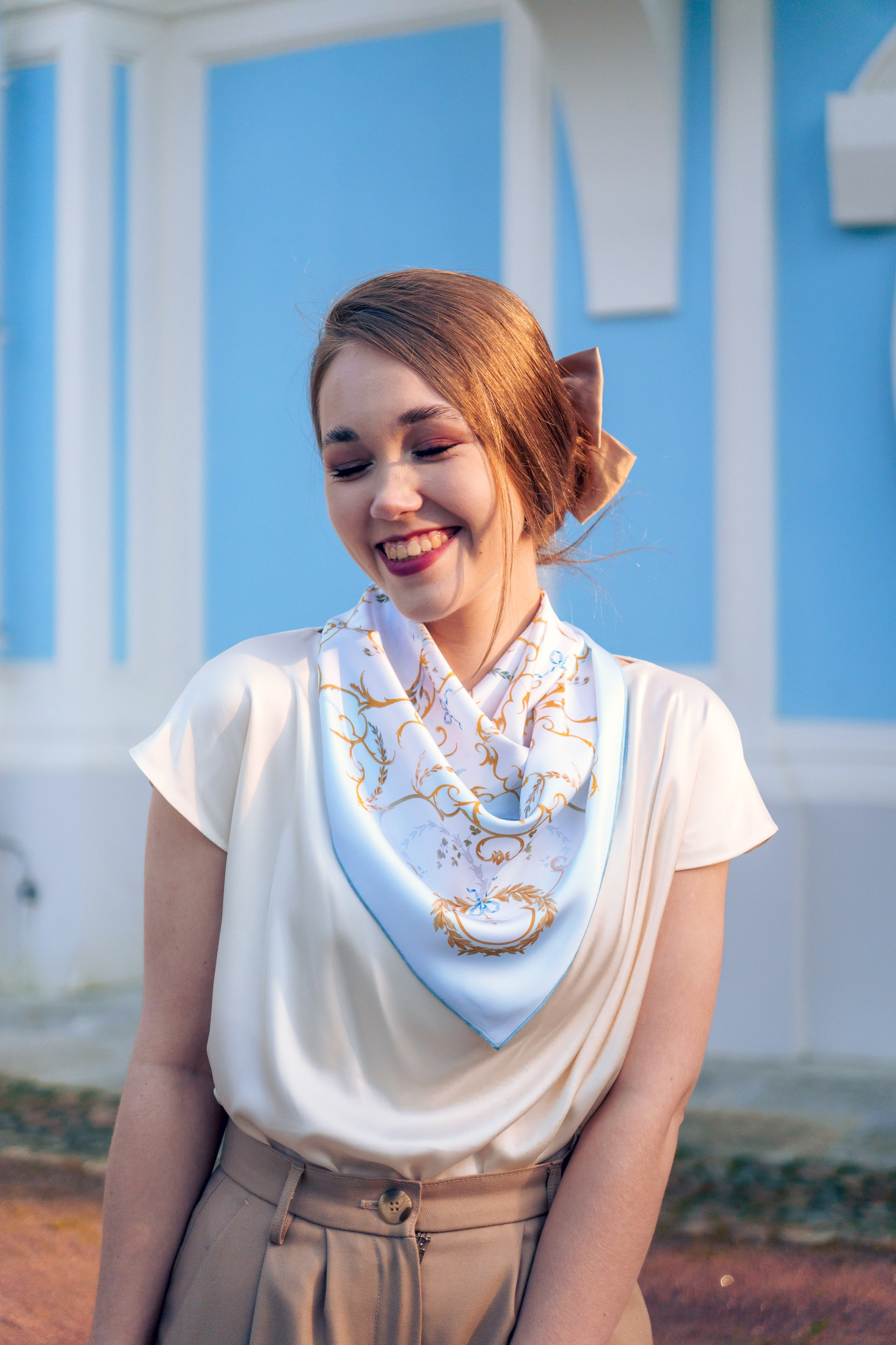 Коллекция платков Дарьи Ильичевой. Фотограф в Санкт-Петербурге Ибрагимова Алина