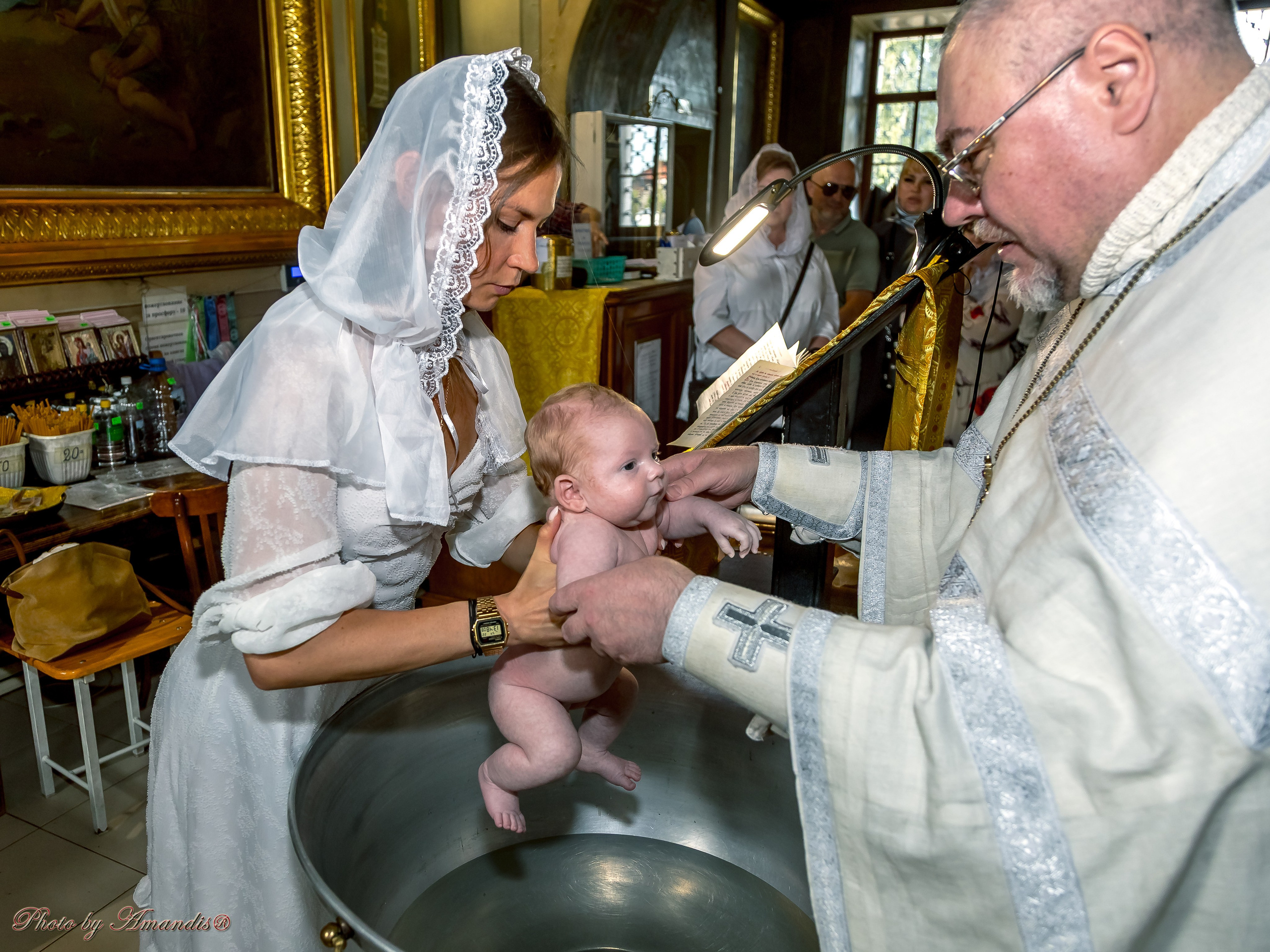 Крещение в храме Димитрия Солунского