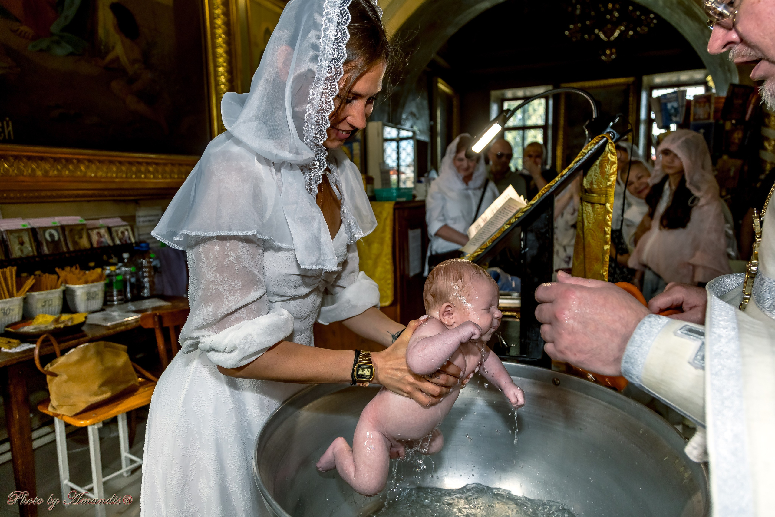 Крещение в храме Димитрия Солунского