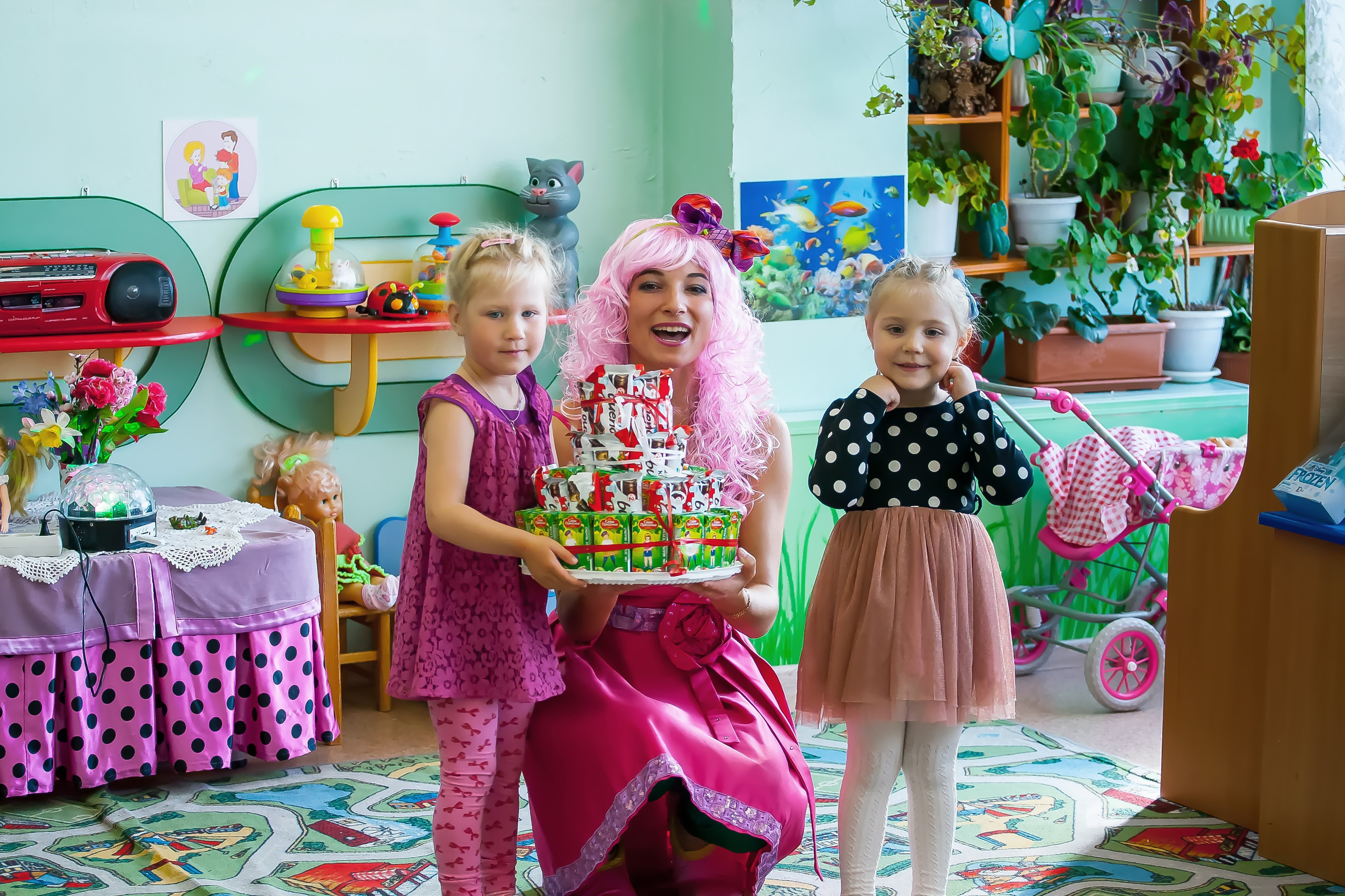 День рождения в детском саду «Жемчужинка»